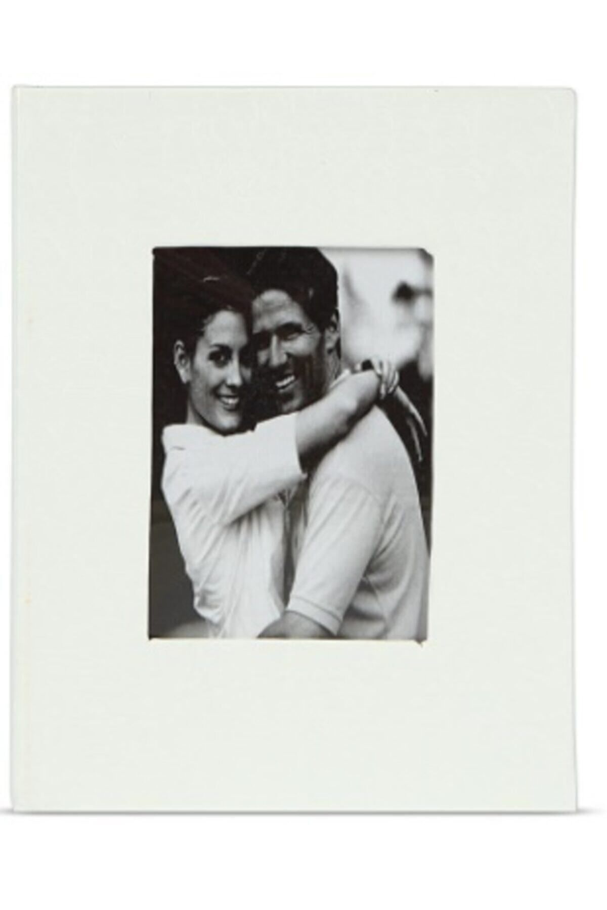 Vural Foto Baskı 100lü 13x18cm Fotoğraf Albümü Beyaz - Deri Kaplı Foto Pencereli - Aile Resimleri Için Album