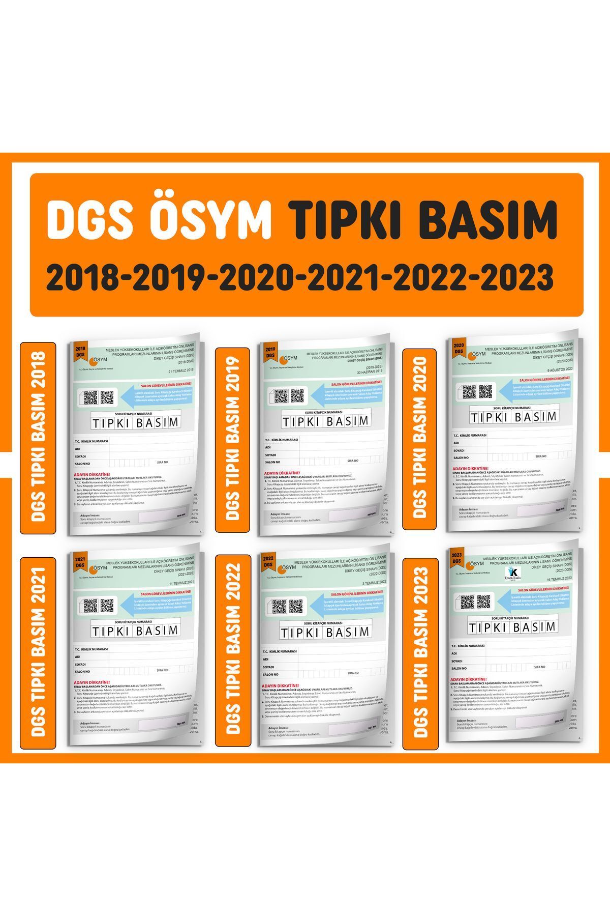 Karakutu Yayınları 2024 Dgs Ösym Çıkmış Soru Tıpkı Basım Türkiye Geneli Dijital Çözümlü Deneme Paket Set