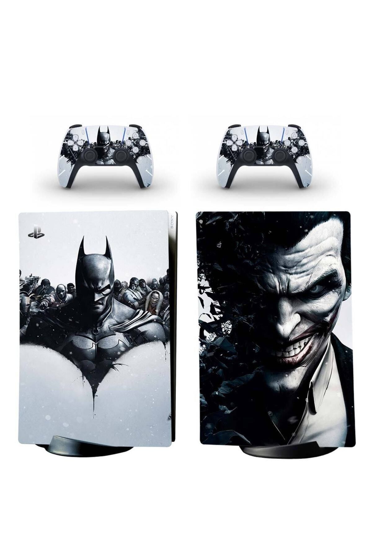 Kt Grup Batman & Joker Playstation 5 Standart Disk Edition Sticker Kaplama Seti