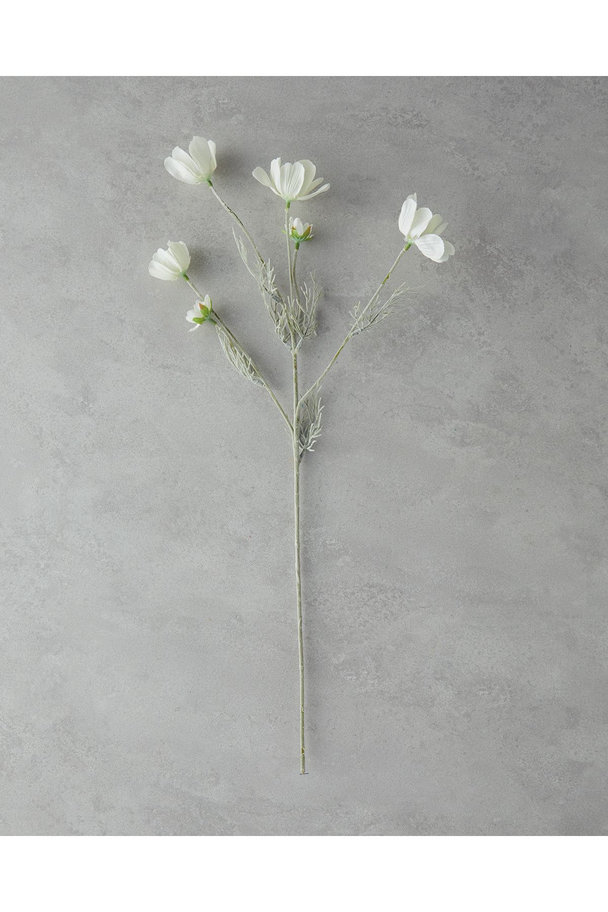 English Home Daisy Tek Dal Yapay Çiçek Beyaz