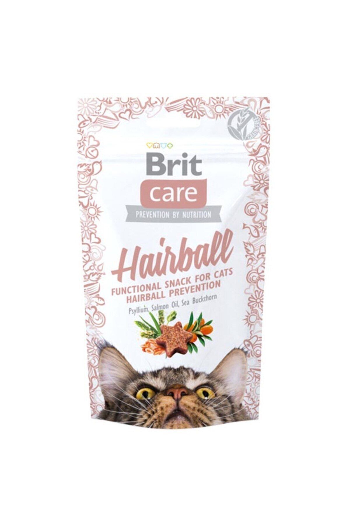 Brit Care Care Snack Hairball Ördekli Kedi Yumağı Önleyicili Kedi Ödül Maması 50 gr
