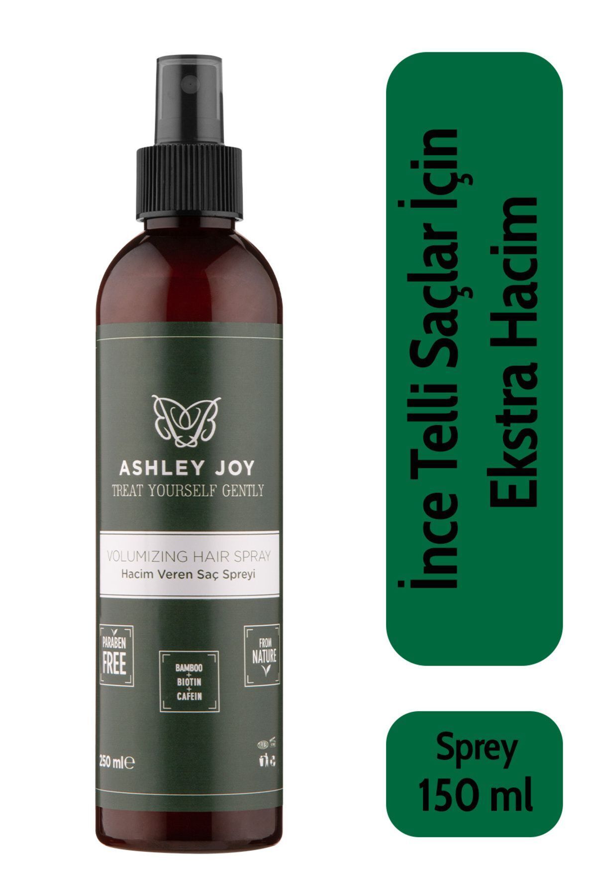 Ashley Joy Ince Telli Saçlar Için Hacim Ve Dolgunluk Veren Biotin,keratin Besleyici Saç Bakım Spreyi 150 ml