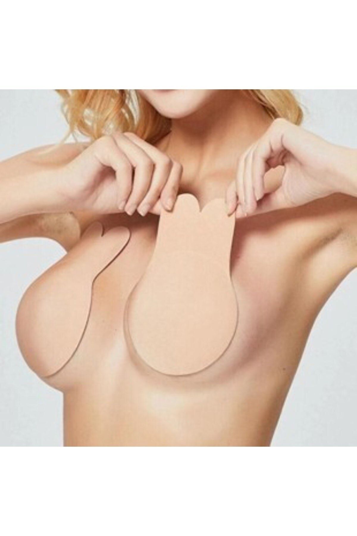 lefeminen Kadın Göğüs Dikleştirici Bant Göğüs Ucu Gizleyici Push Up Silikon Ten Silikon Sütyen Meme Kaldırıcı