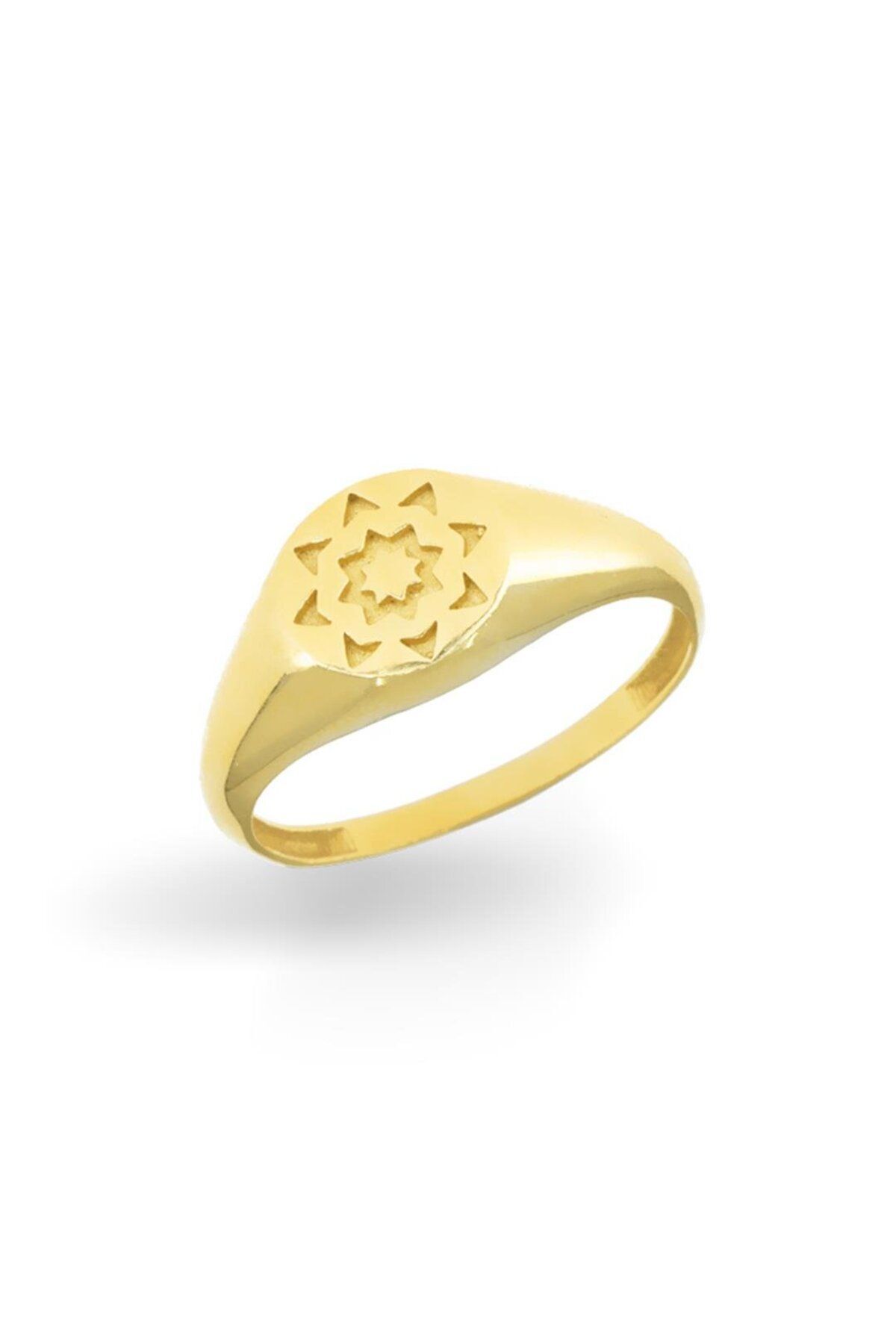 hakan mücevherat Yaşam Çiçeği Taşsız 14 Ayar Altın Yüzük