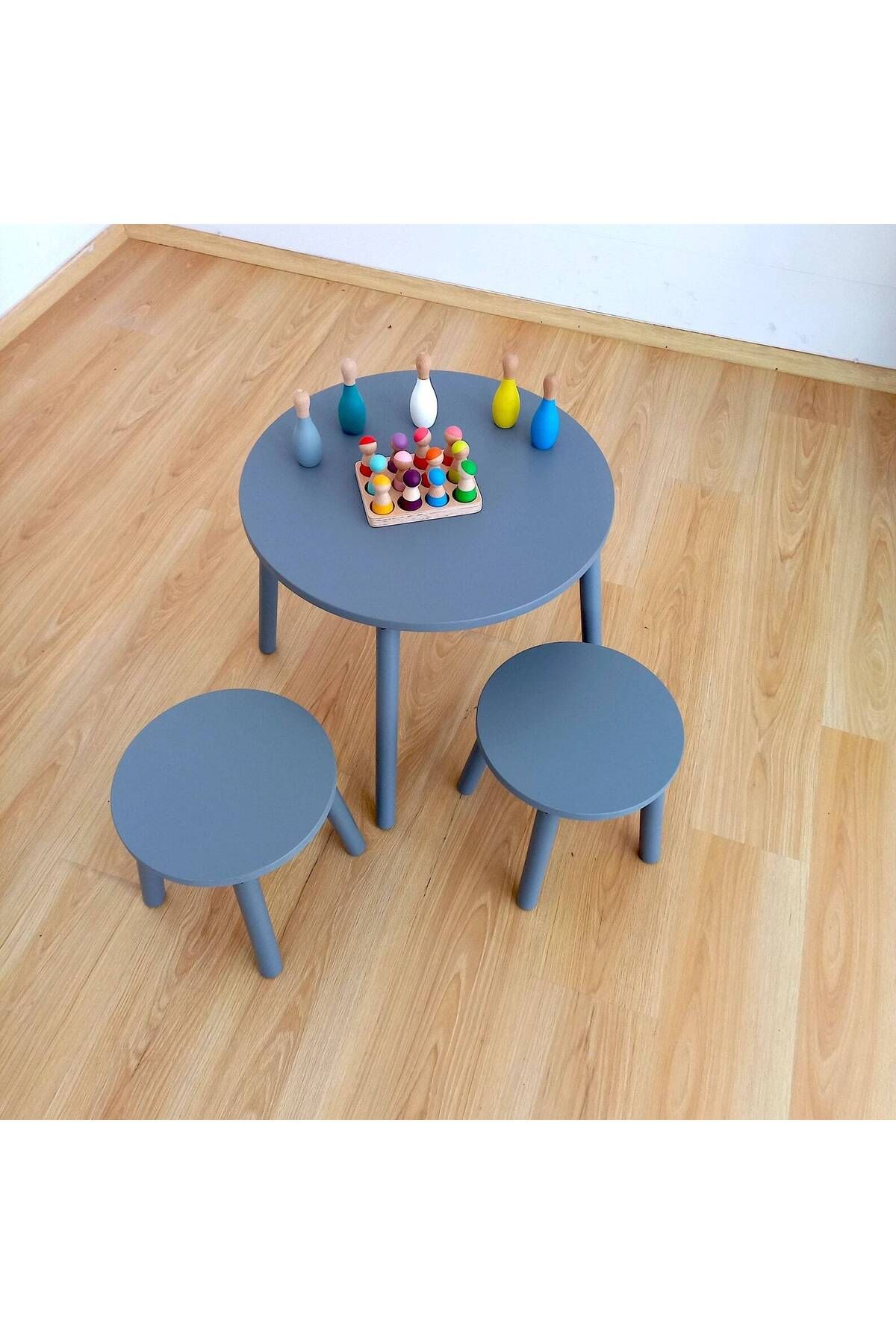 Felicity Kids Ahşap Oyun Ve Etkinlik Masa Sandalye Seti - Montessori Oyun Ve Etkinlik Masası - 14