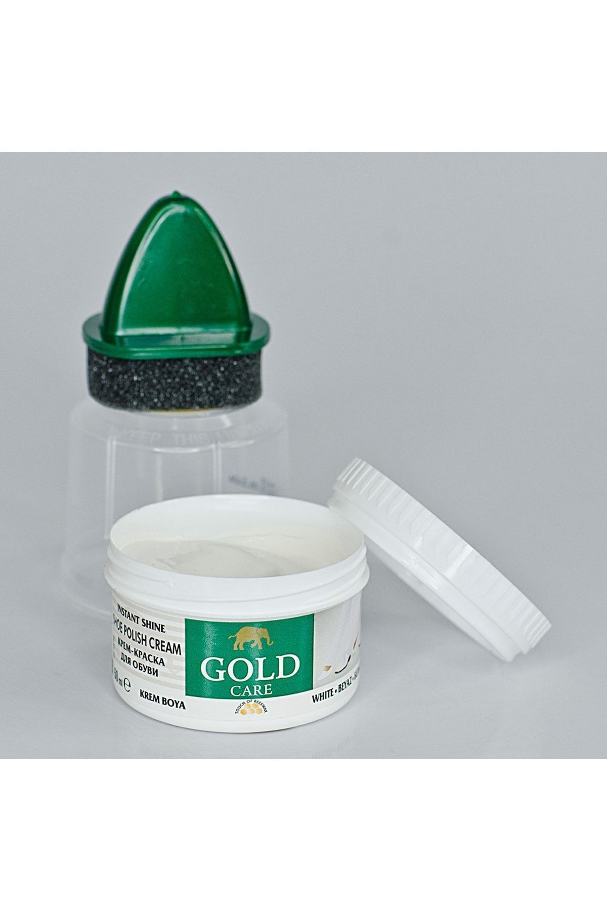 Gold Care Gold Care Beyaz Krem Ayakkabı Boyası Kendinden Süngerli ( 50 ml )