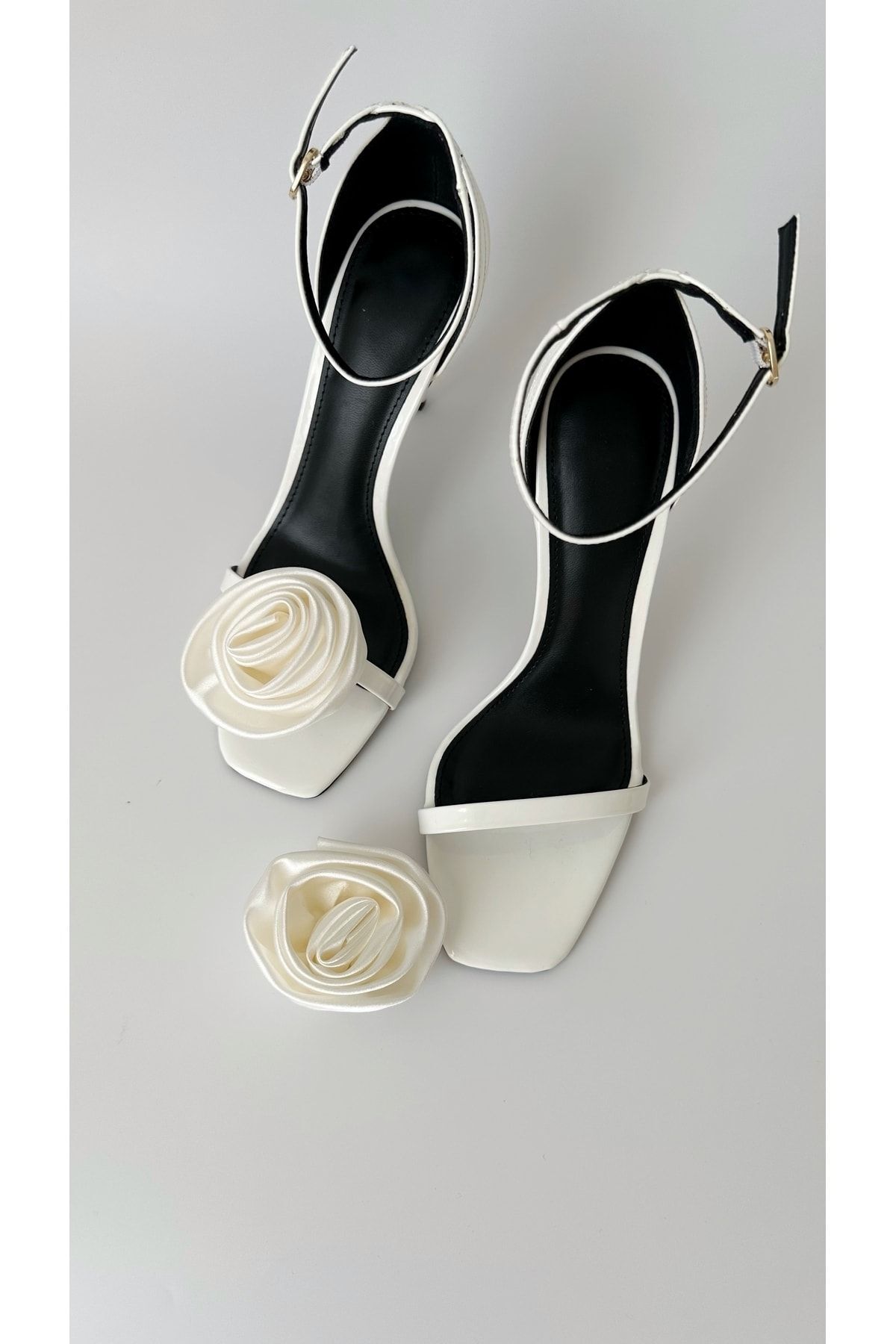 Âlâ Atelier 1 Çift Çıkarılabilir Klipsli Gül Çiçek Ayakkabı Tokası Çiçek Charms Çiçek Aplike