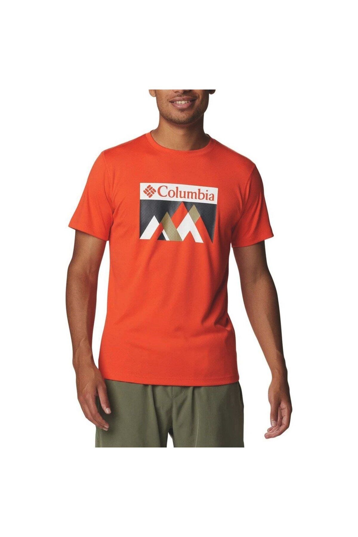 Columbia Zero Rules Short Sleeve Graphic Turuncu T-shirt
