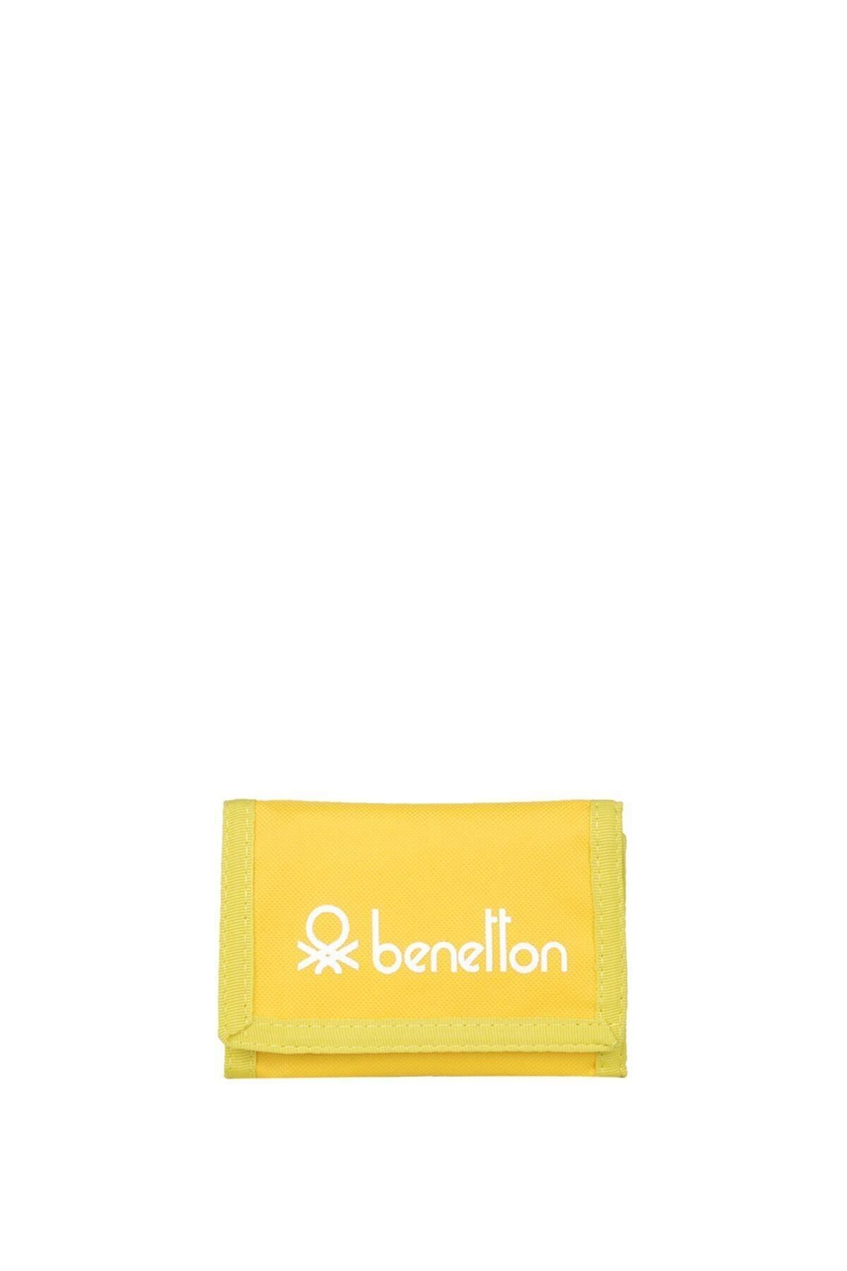 United Colors of Benetton Benetton Unisex Spor Cüzdan - Sarı.