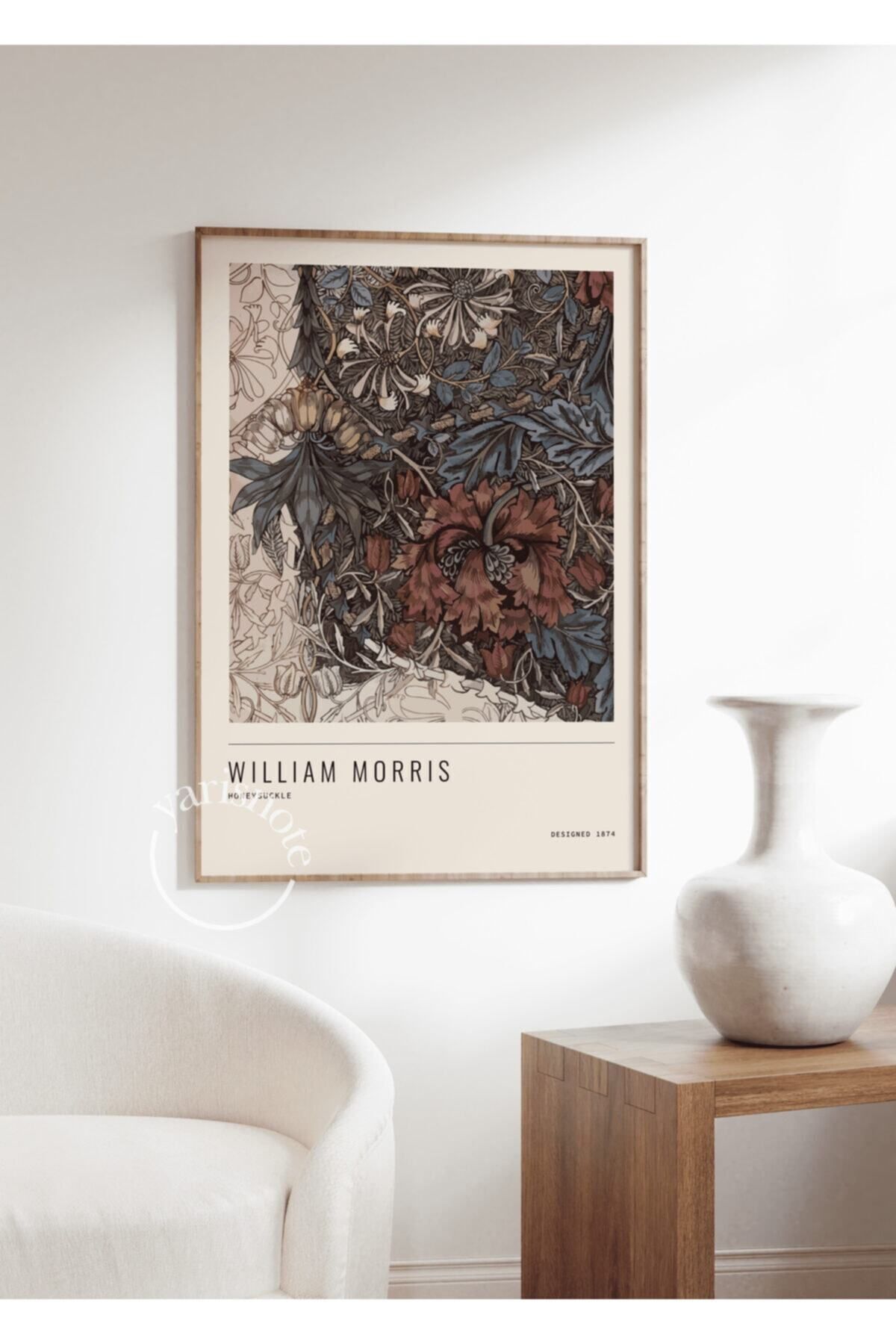 Yaris Note William Morris Çerçevesiz Poster