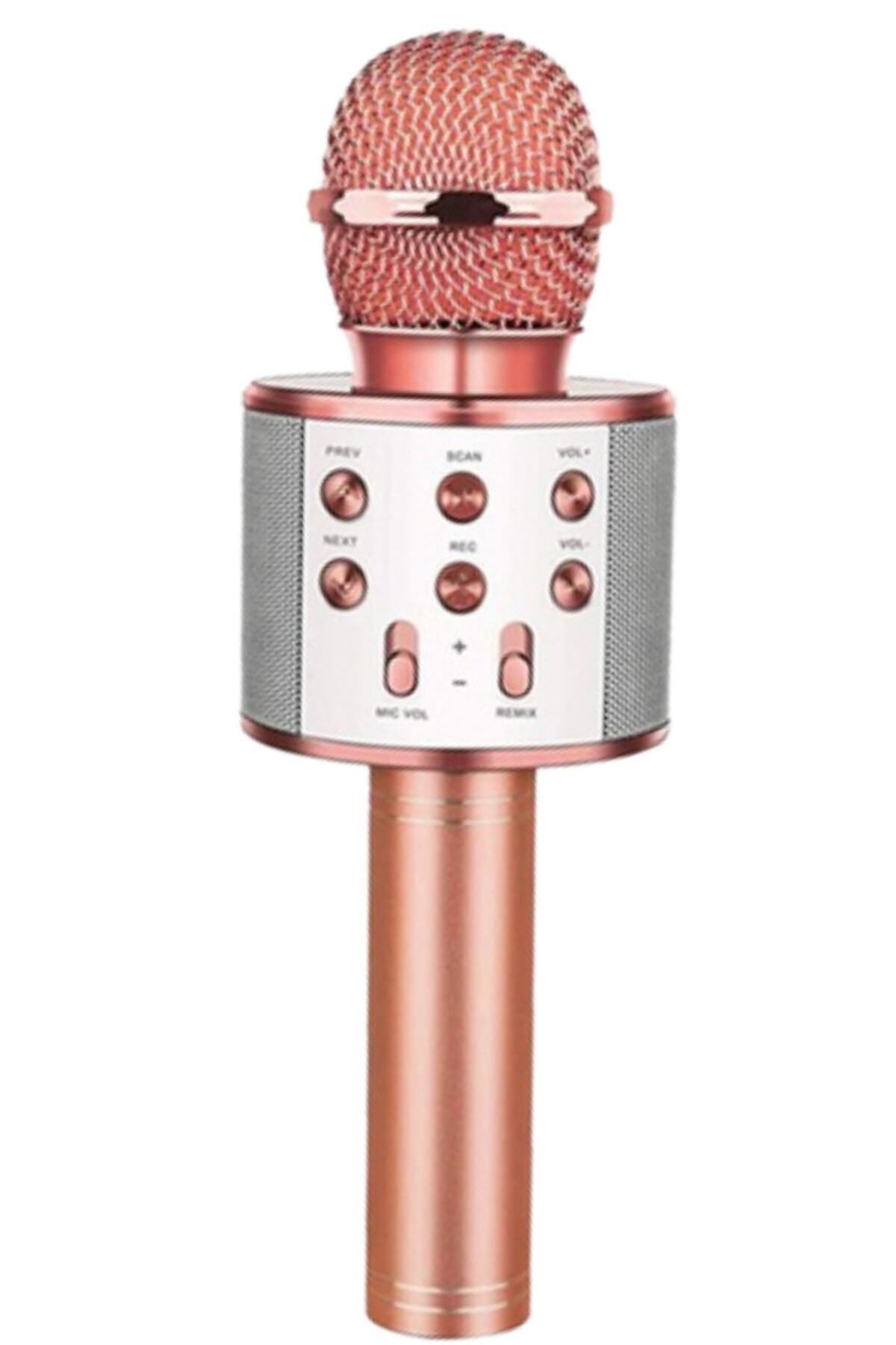 Genel Markalar Monadm Kablosuz Karaoke Mikrafon Bluetooth Mp3 Çalar Sd-usb-aux Girişli