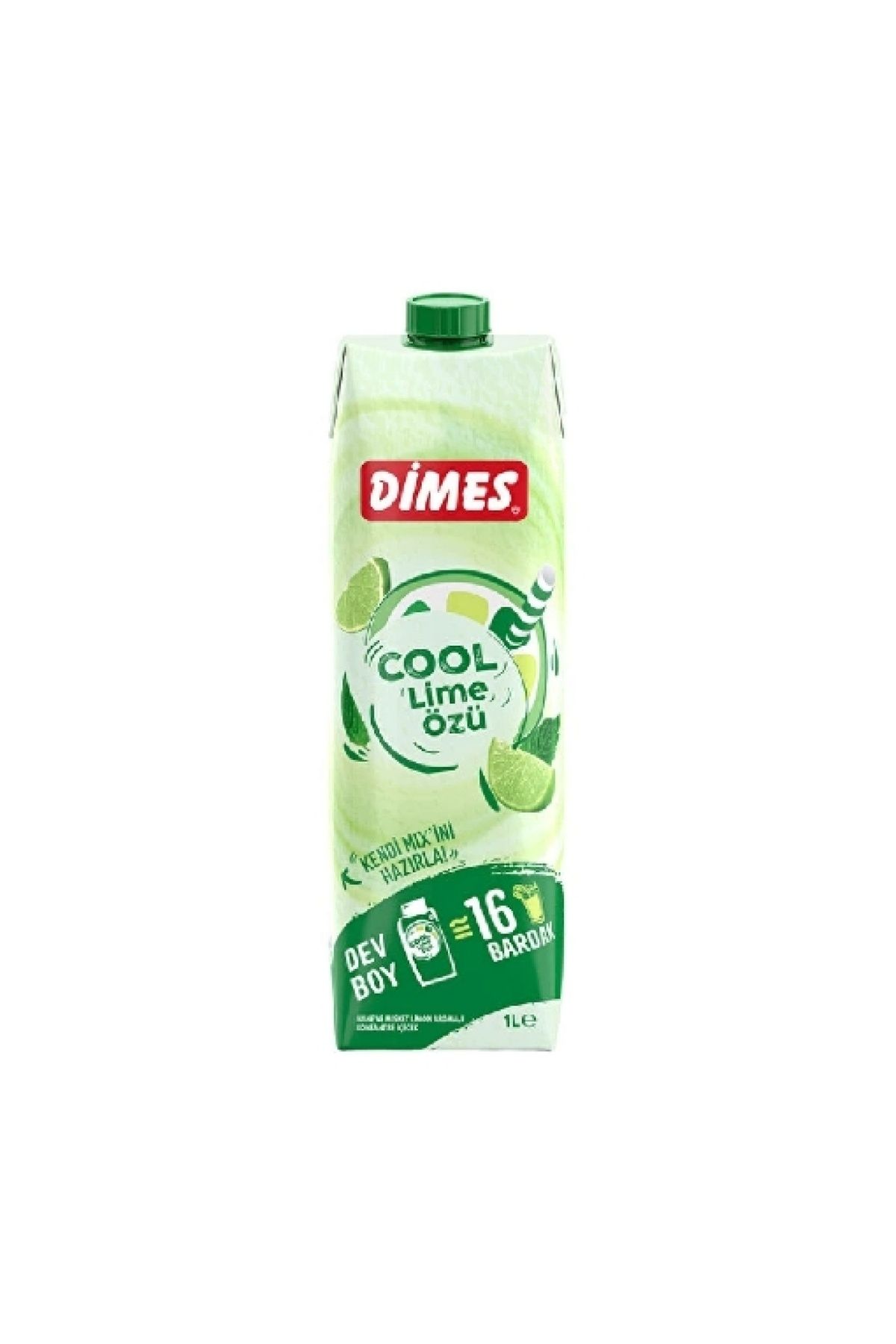 Dimes Cool Lime Özü 1 Lt. (6'LI)