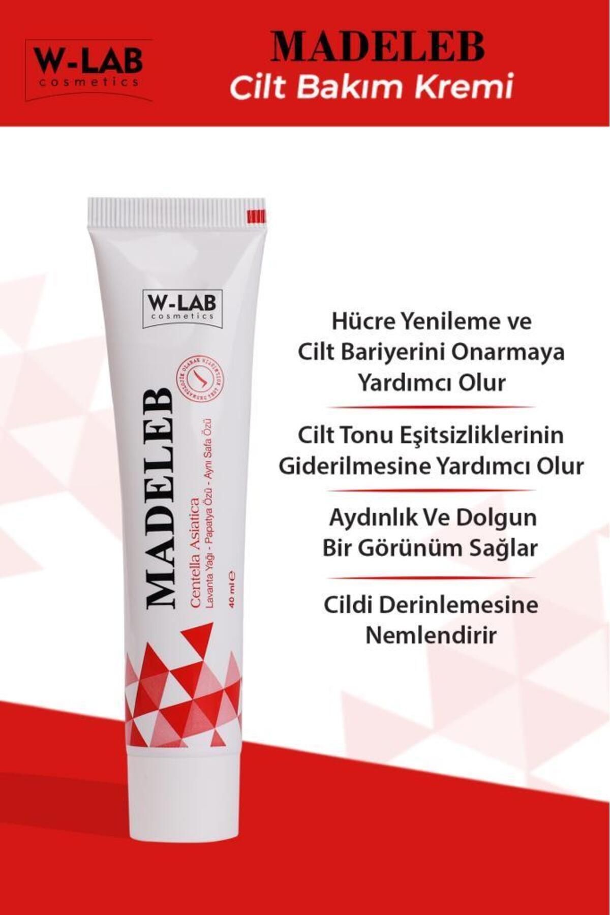 W-Lab Kozmetik W-lab Madeleb Cilt Yenileyici Krem 40 ml