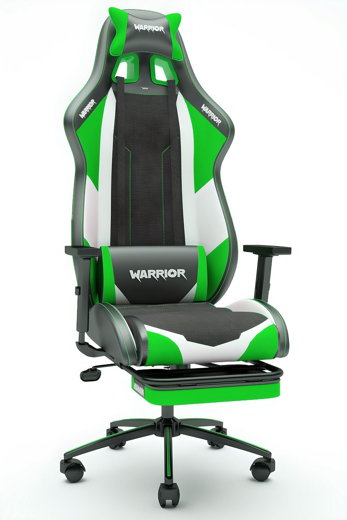 warrior Scorpion Oyuncu Koltuğu - Yeşil - Ayak Uzatmalı Bilgisayar Sandalyesi - 1575c0513
