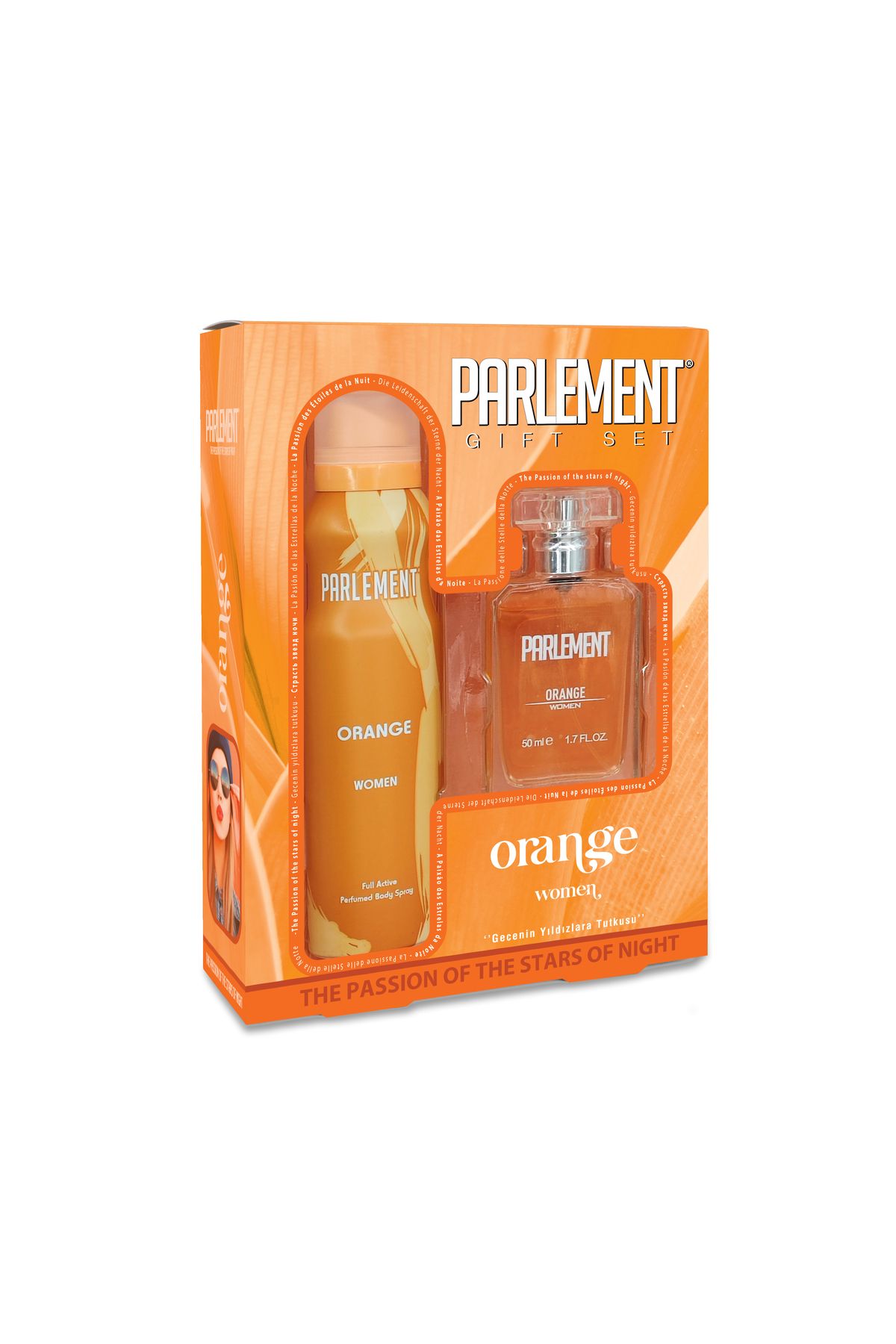 Parlement Kozmetik Parlement Orange Women Set Parfüm 60 Ml Edt&150 Ml Deo