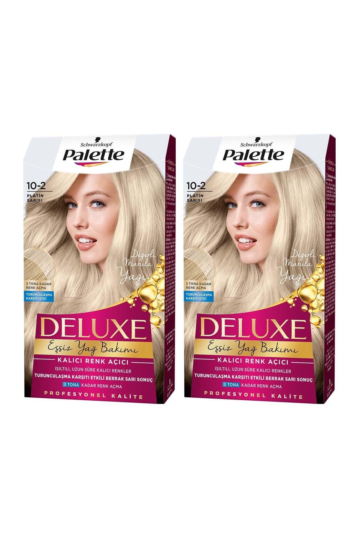 Palette Deluxe 10-2 Platin Sarısı X 2 Adet Saç Boyası