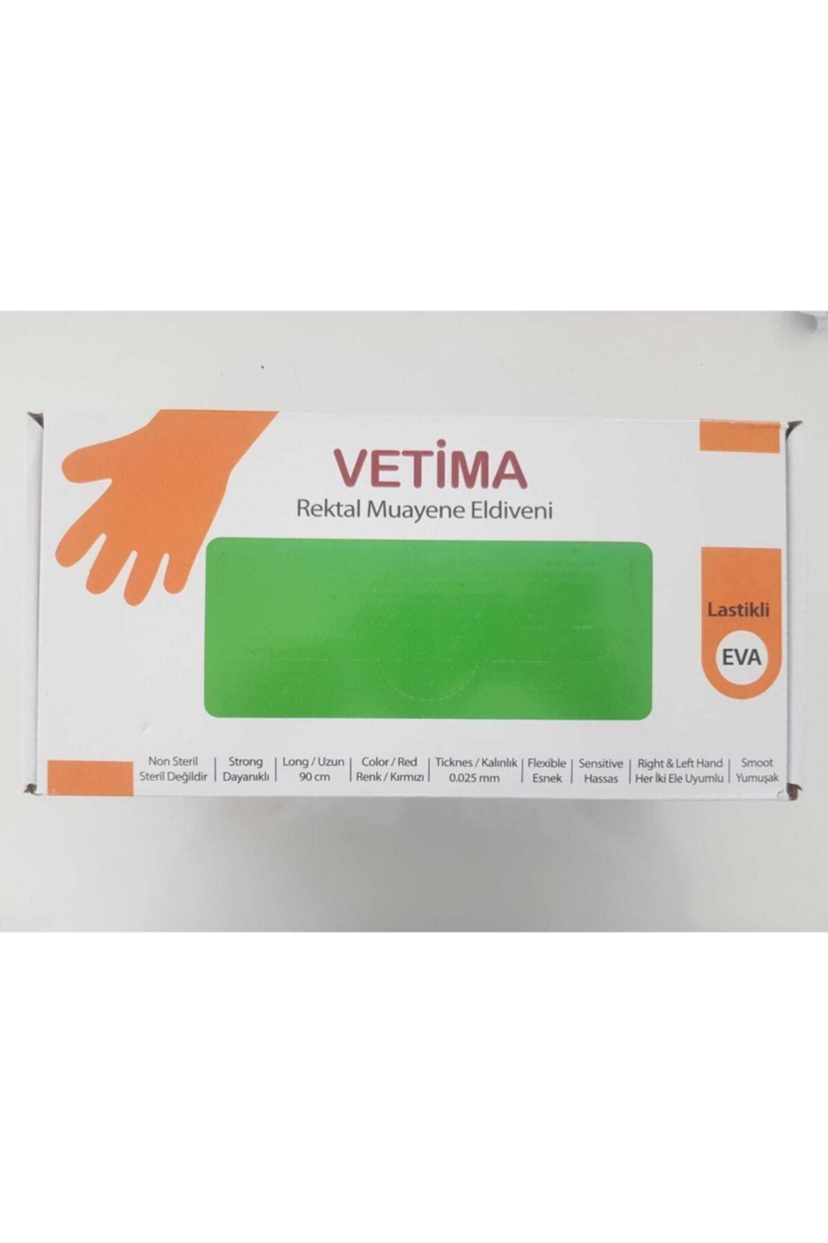 VETİMA Rektal Muayene Eldiveni ( Lastikli) 50 Adet