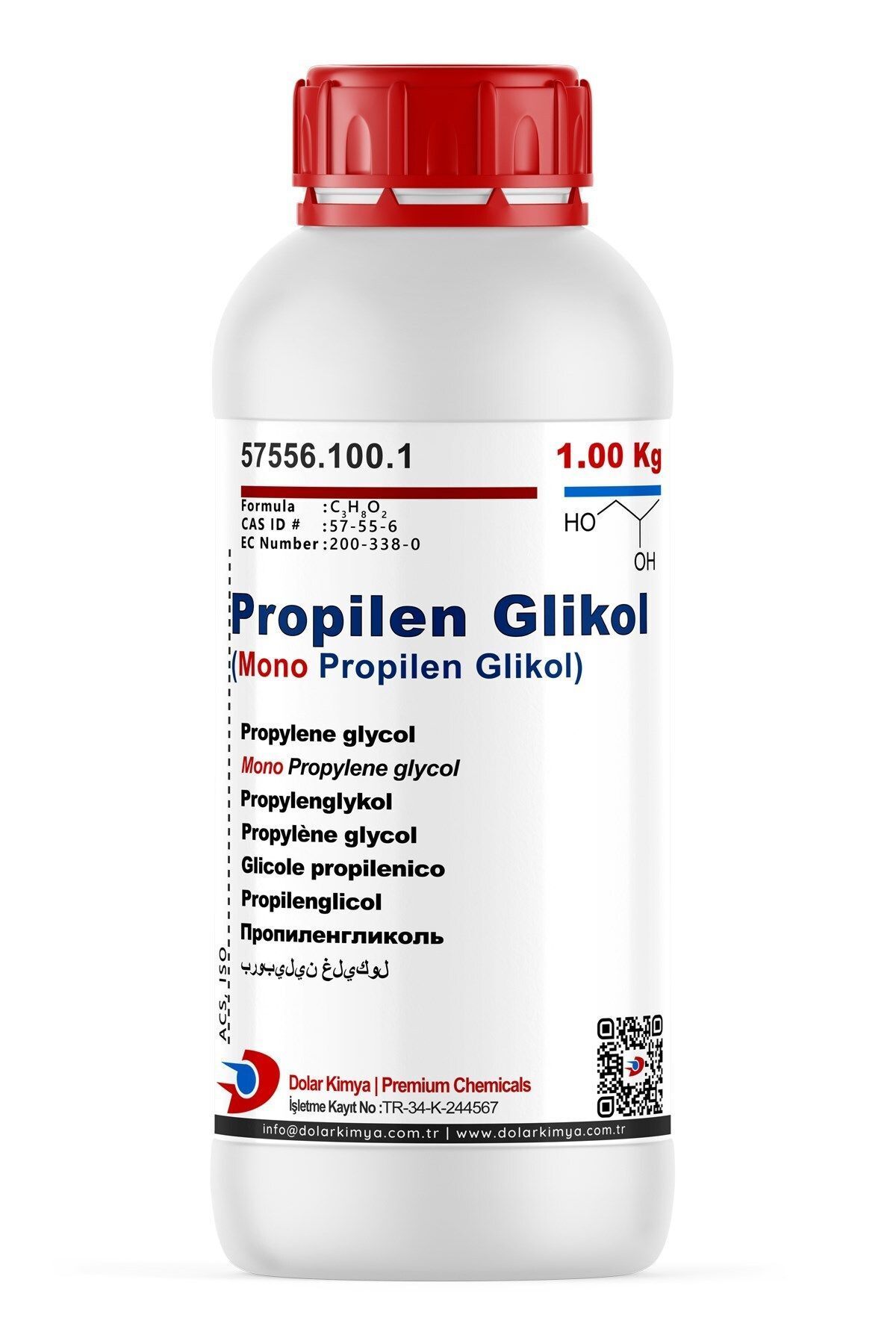 Dolar Kimya Mono Propilen Glikol (MPG) | 1.00 Kg