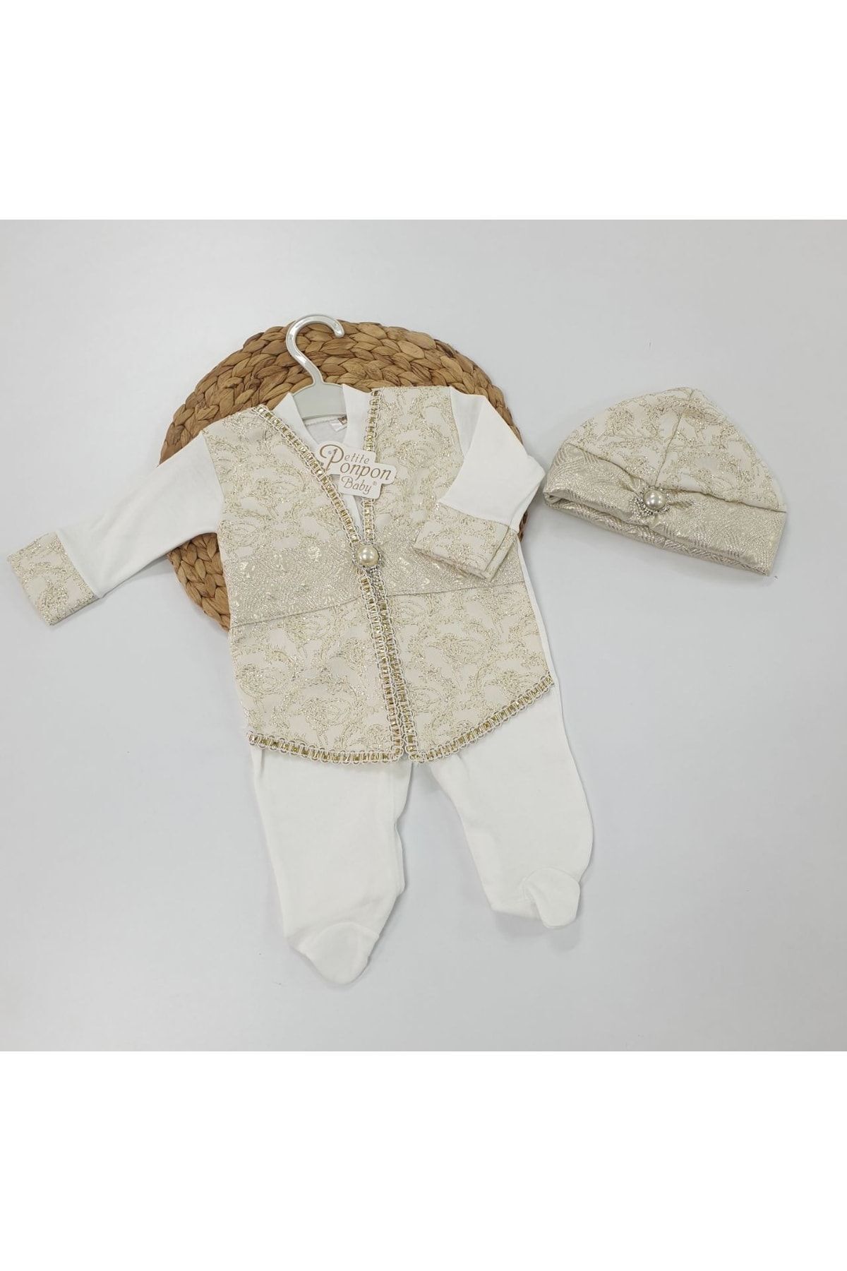 Petite Ponpon Baby Erkek Bebek Mevlüt Kıyafeti, Sünnetlik