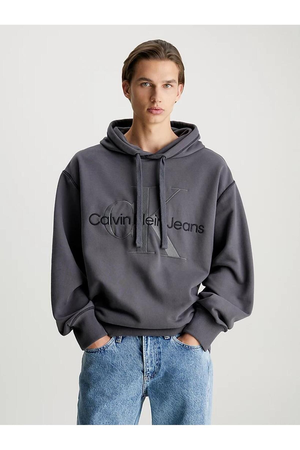 Calvin Klein WASH MONOLOGO HOODIE