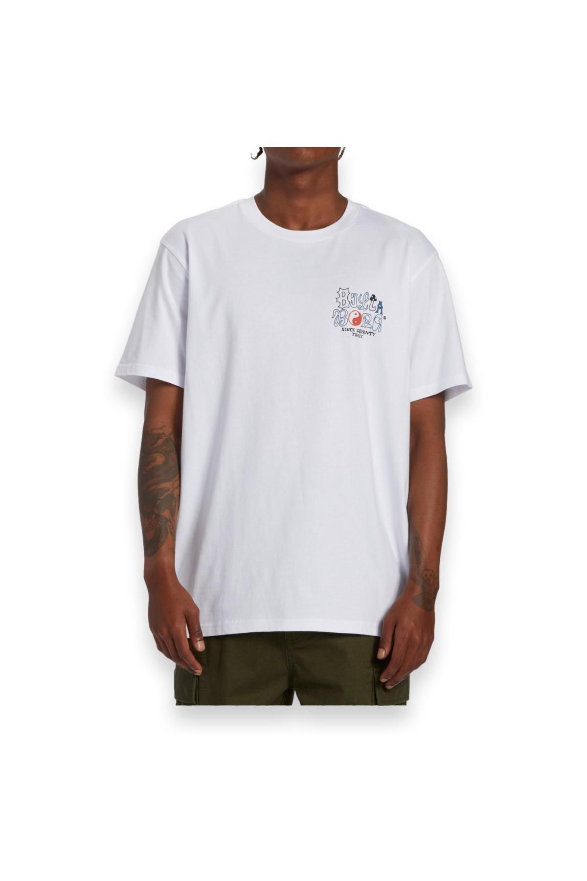 Billabong Billabong Abyzt02273 Worded Tees Beyaz Erkek T-Shirt