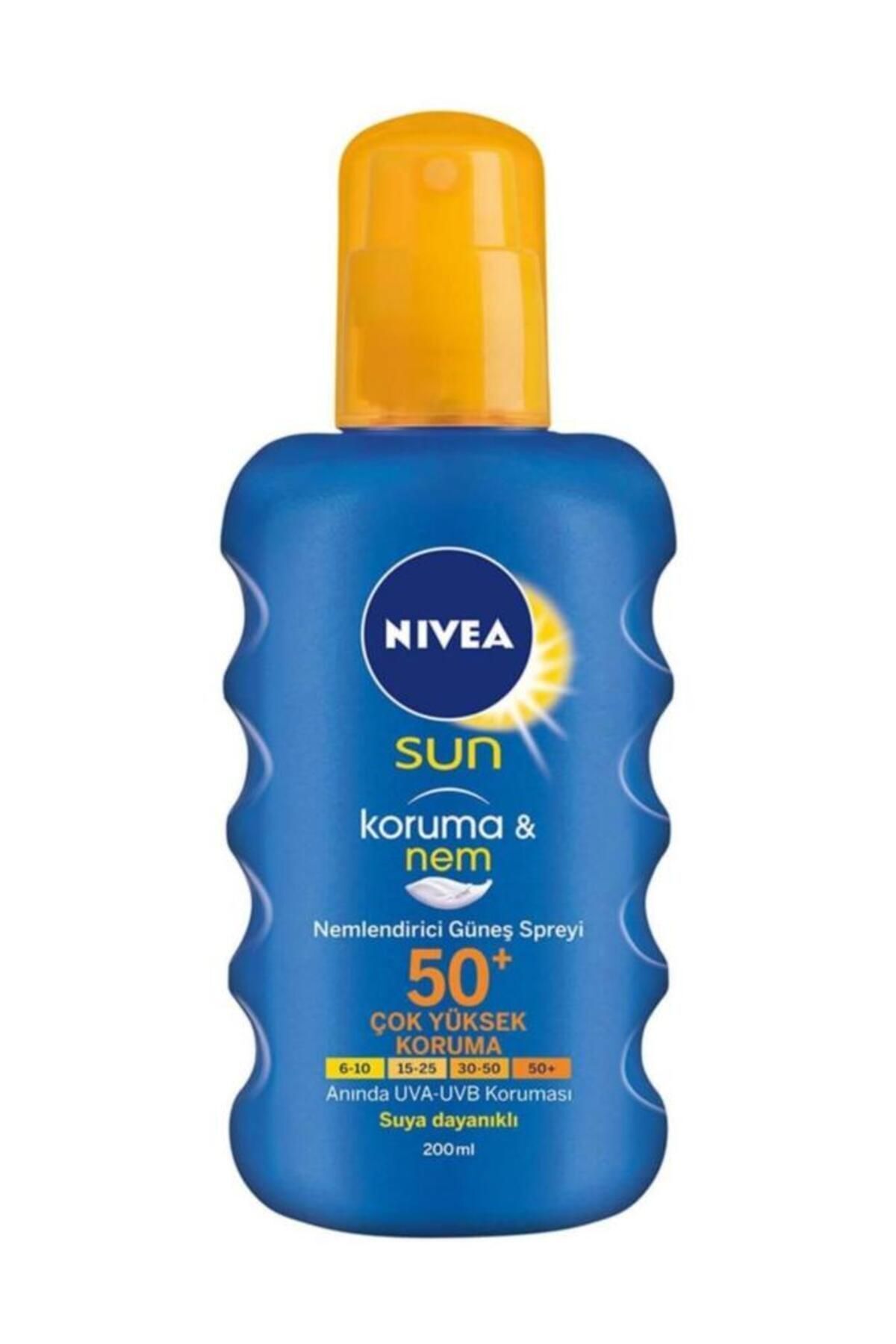 NIVEA Sun Koruma & Nem Güneş Spreyi 50 Gkf 200 ml