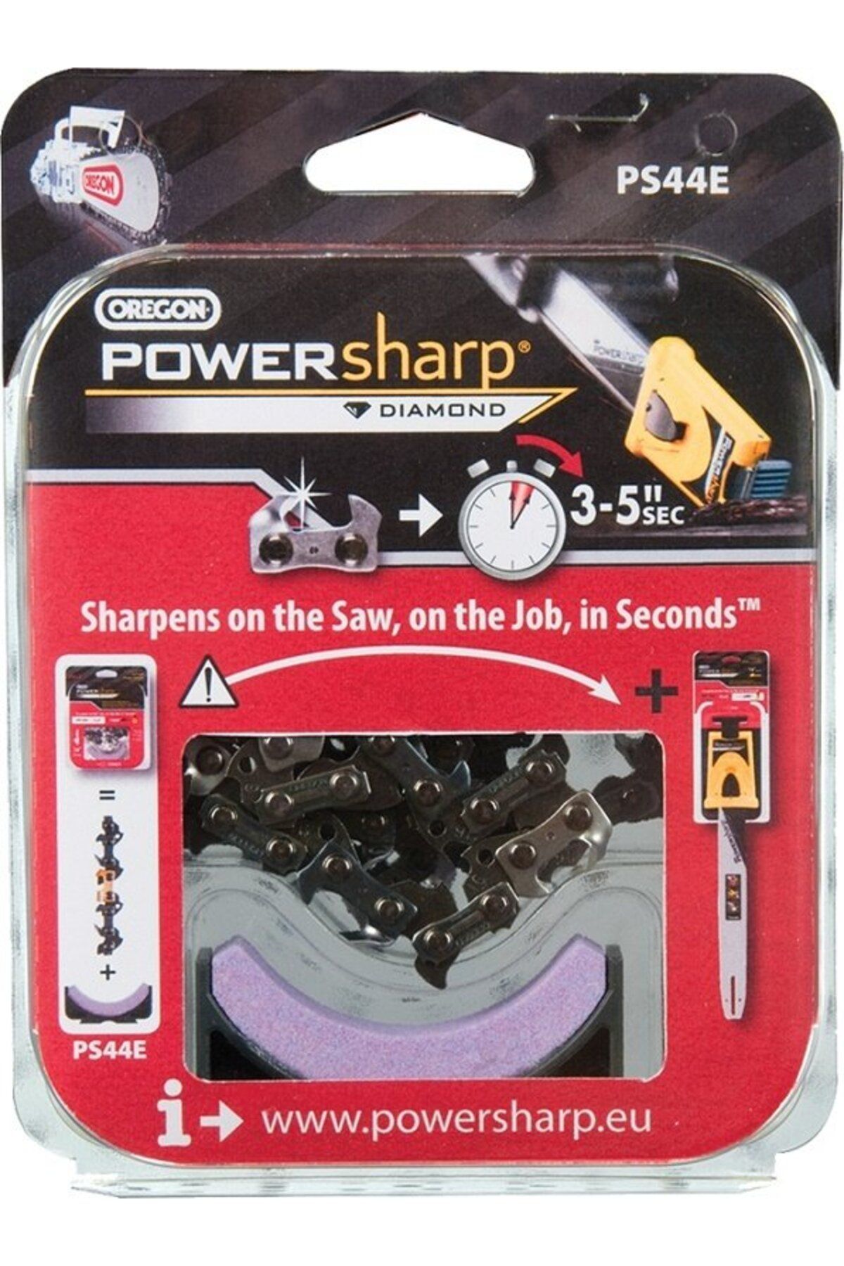 oregonn Oregon PS56E Powersharp Zincir ve Bileme Taşı Seti 28 Diş