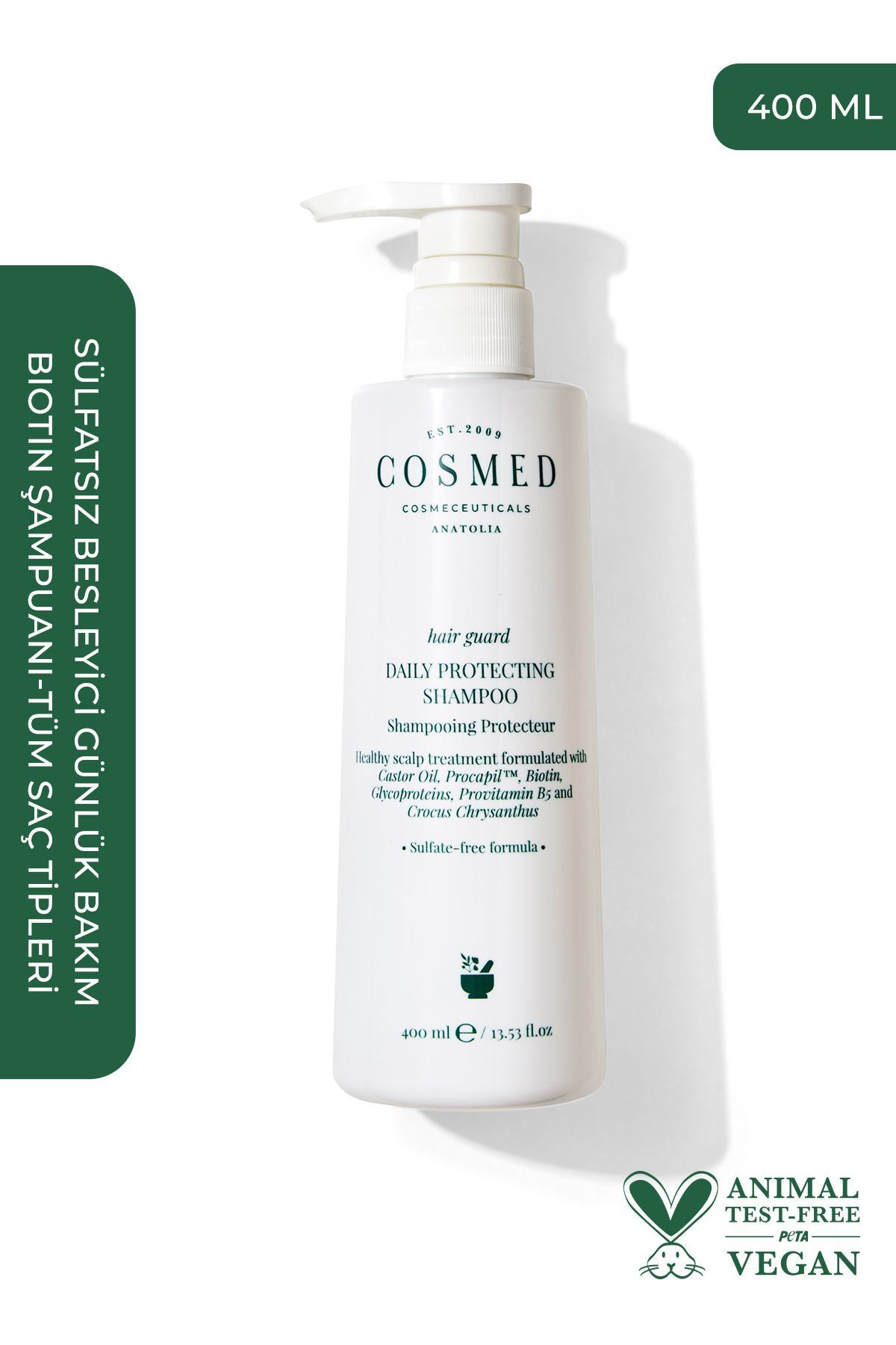 COSMED Hair Guard Daily Protecting Shampoo 400 Ml