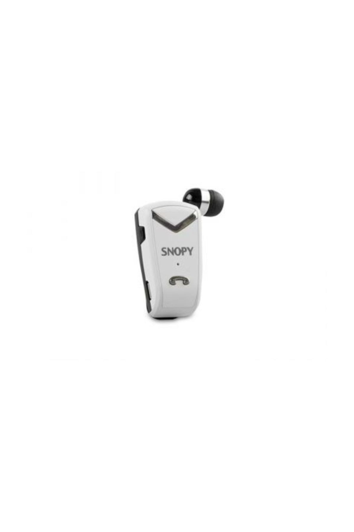 Snopy Sn-Bt9 Mobil Telefon Uyumlu Kulağa Takılan Kablolu Küçük Beyaz Bluetooth Kulaklık