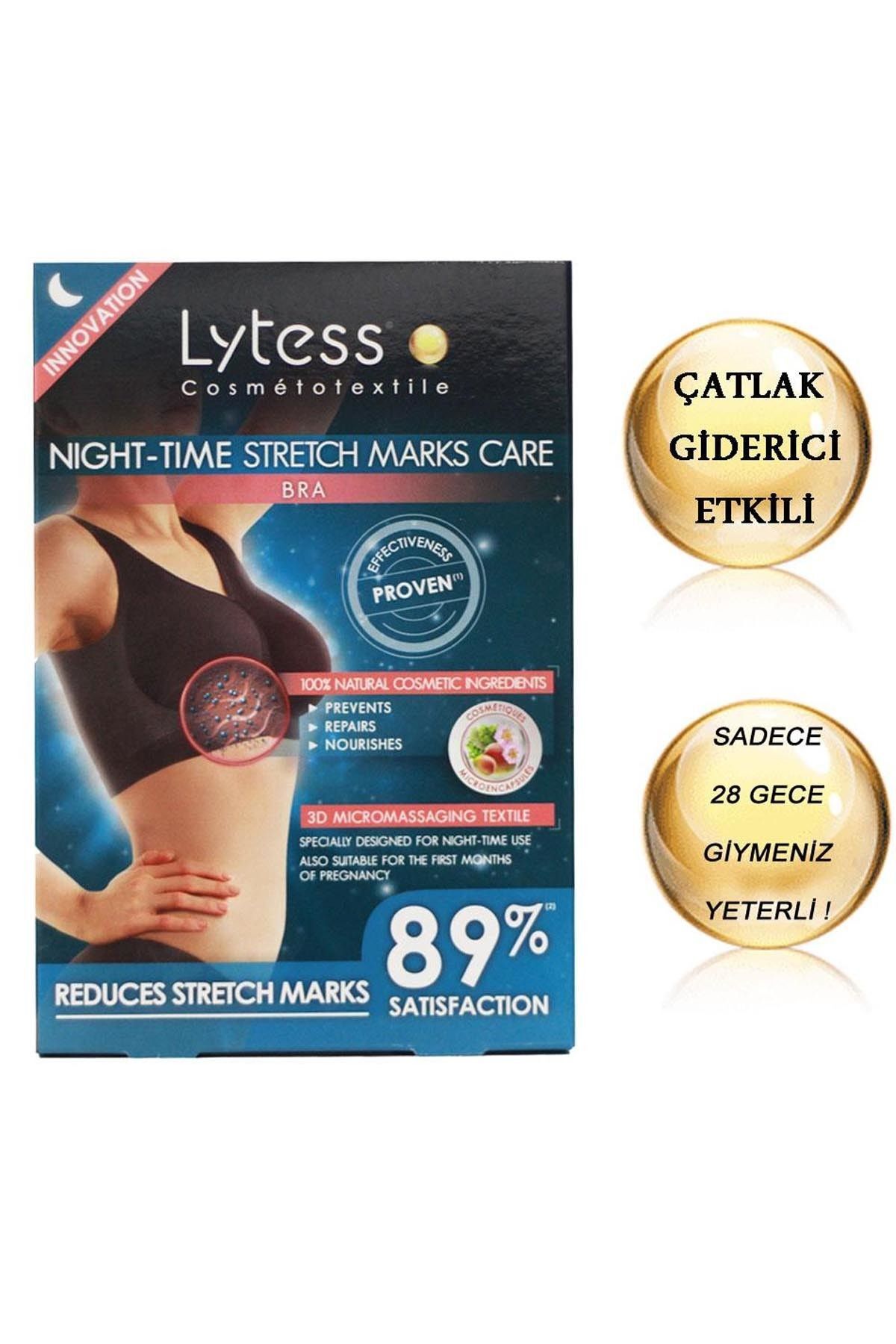 Lytess Night-time Stretch Marks Care - Çatlak Bakım Etkili Sütyen Noir (L/xl)