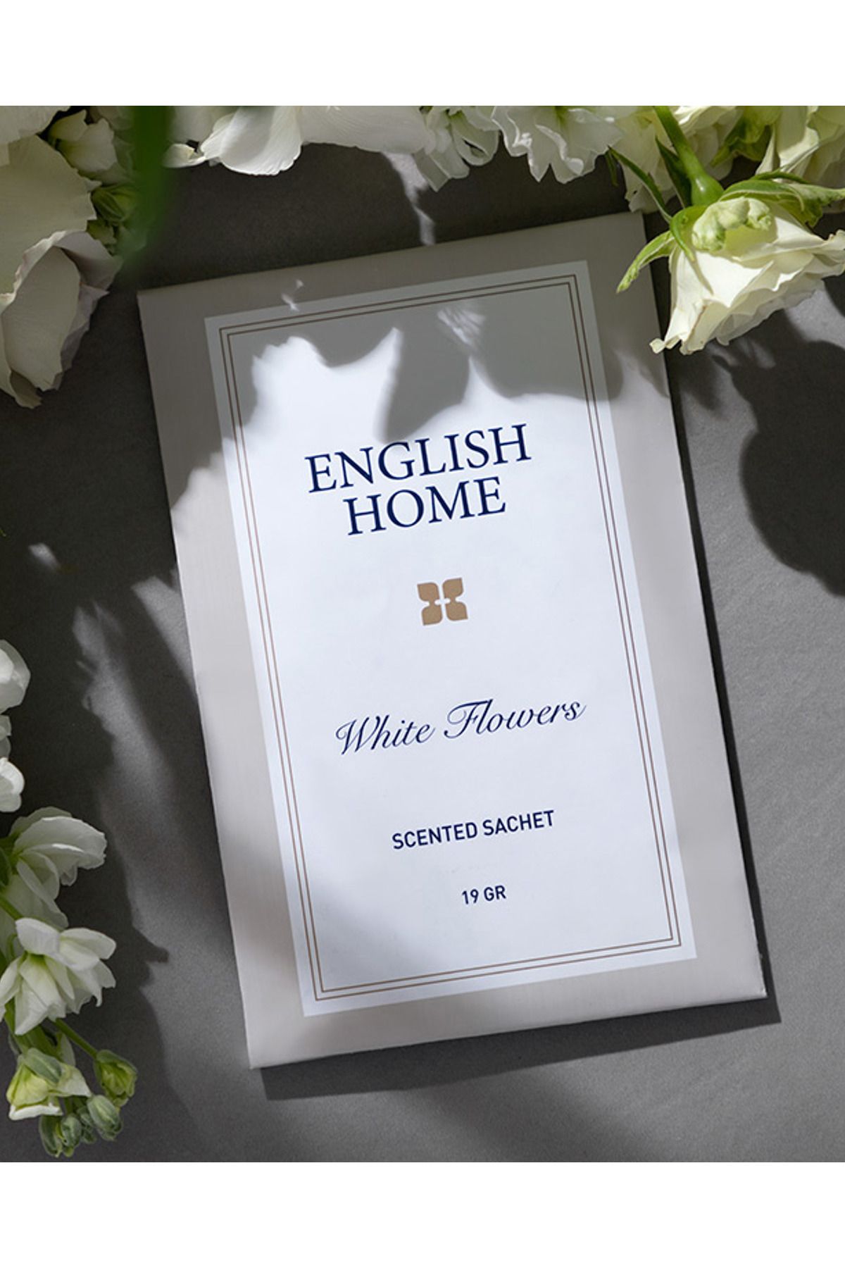 English Home Beyaz Çiçekler Kokulu Kese