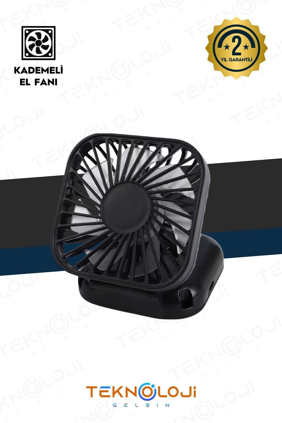 Teknoloji Gelsin El Fanı Mini Masaüstü Ve Boyun Askılı Fan Portatif Şarjlı 3 Kademeli Vantilatör Soğutucu
