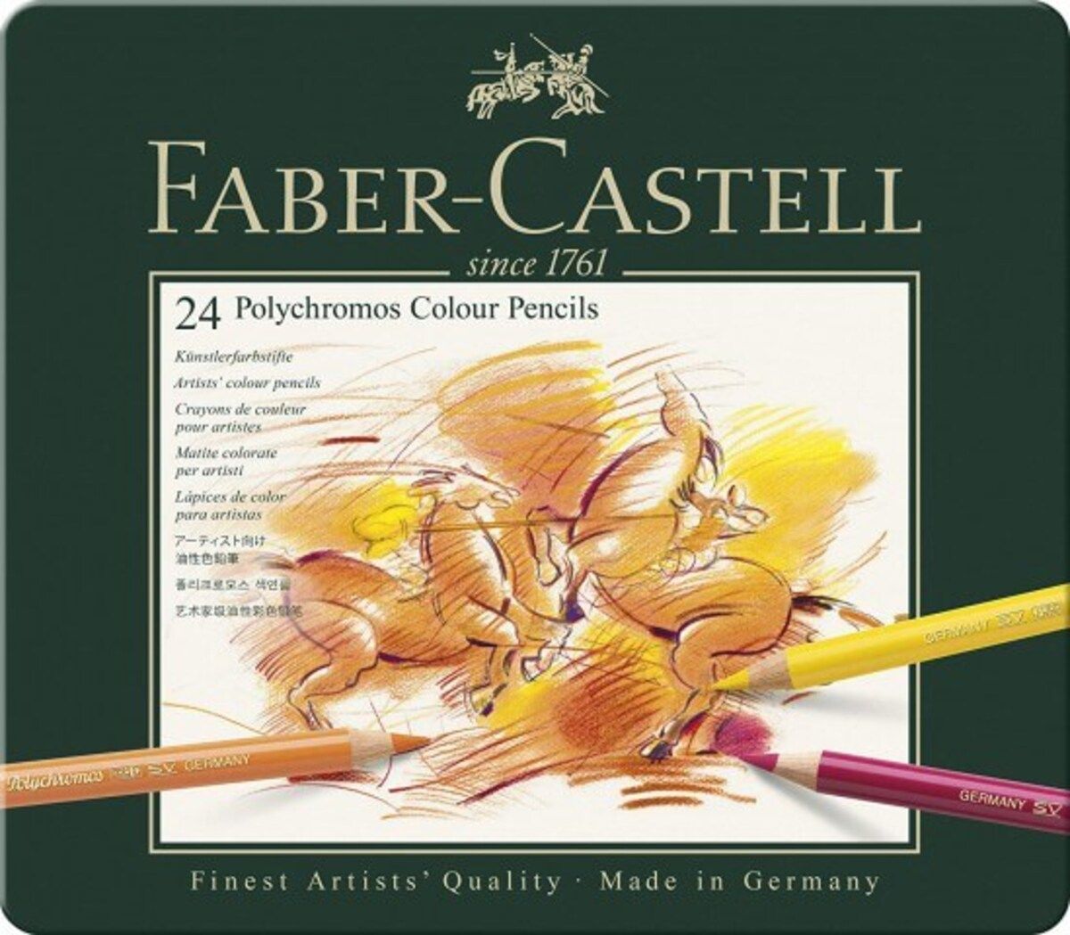 Faber Castell Polychromos Kuru Boya Kalemi 24 Renk