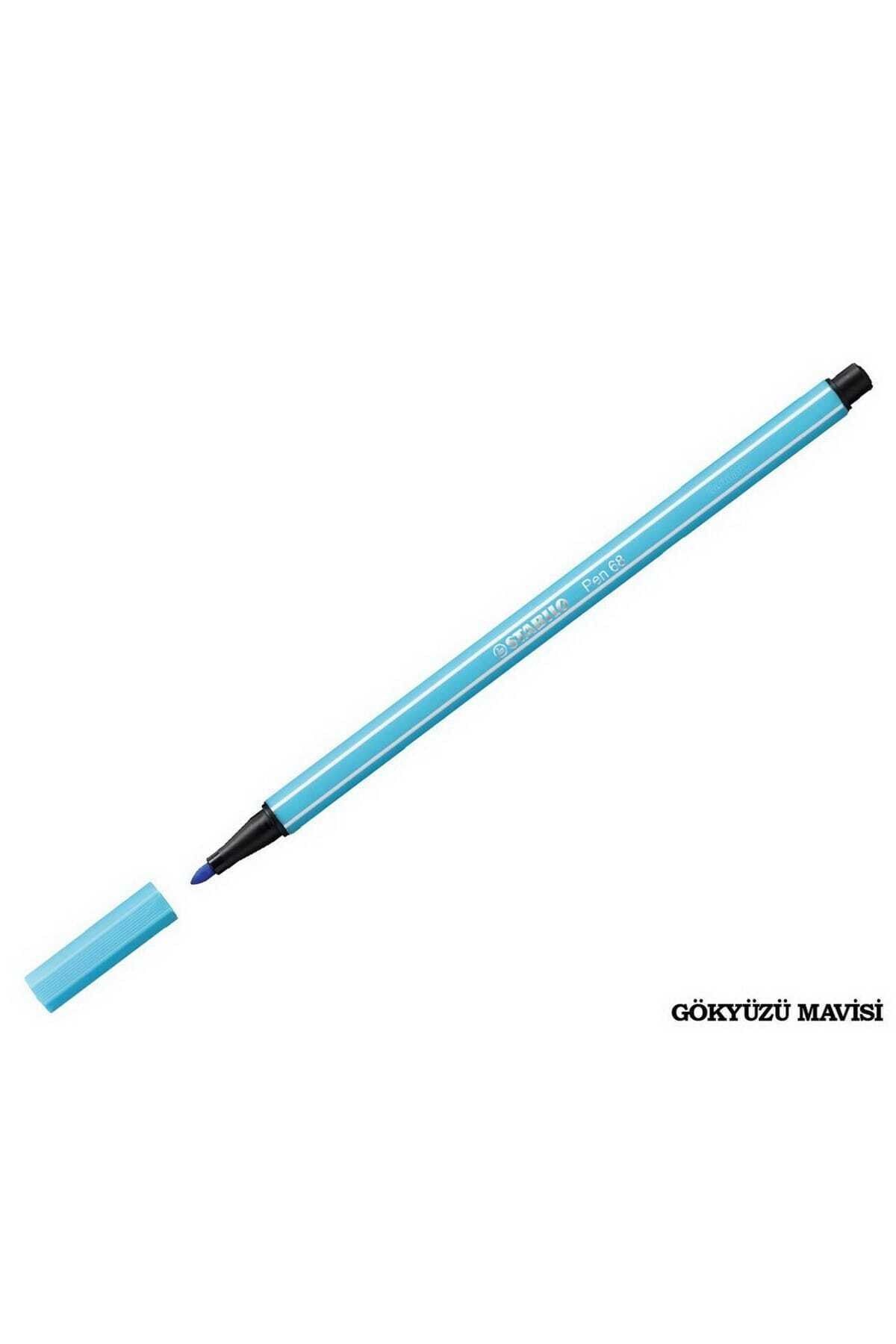 Stabilo Pen 68 Keçeli Kalem - Gökyüzü Mavisi