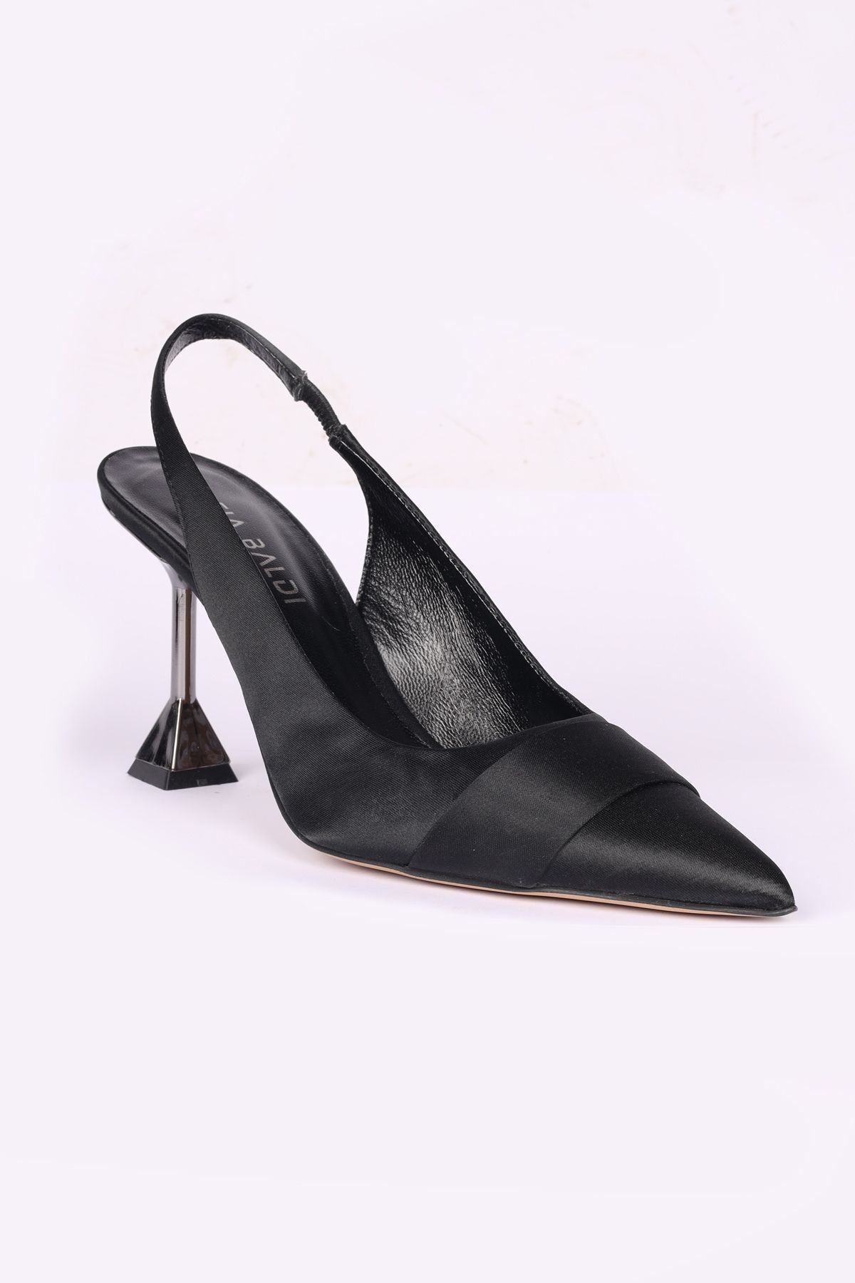 Sofia Baldi Kadın Yüksek Topuk Rahat Düz Model Şık Siyah Abiye Ayakkabı SB48304-SİYAH