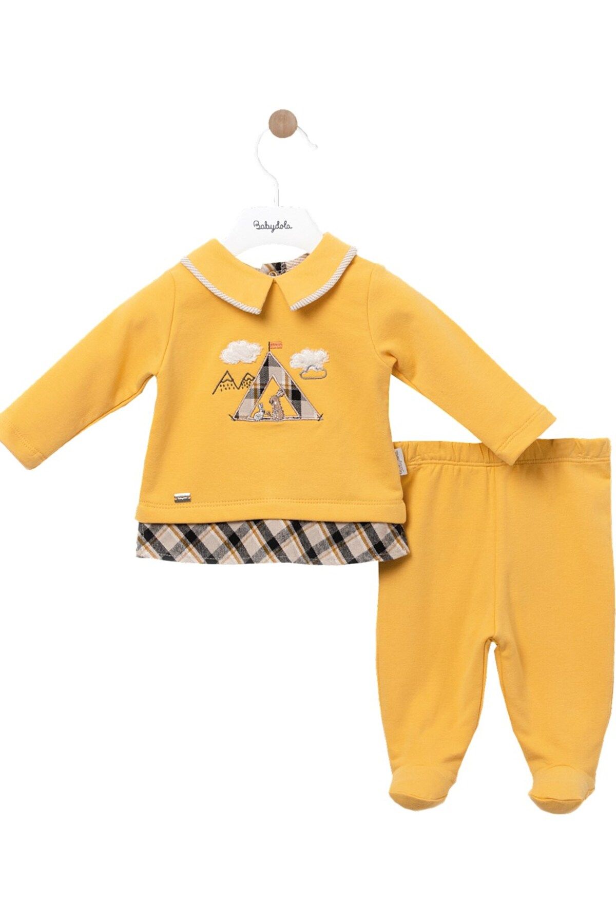 Babydola Erkek Bebek Tavşan Desenli Sweat & Pantolon 2'li Takım