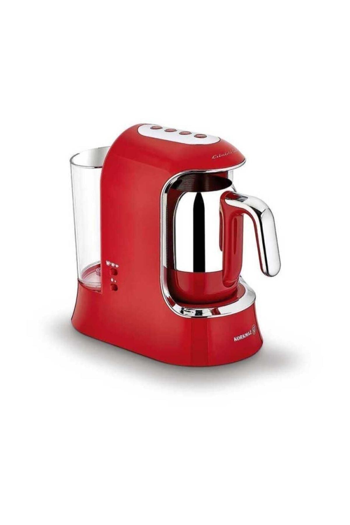 KORKMAZ Kahvekolik Aqua Kırmızı/krom Kahve Makinesi A862
