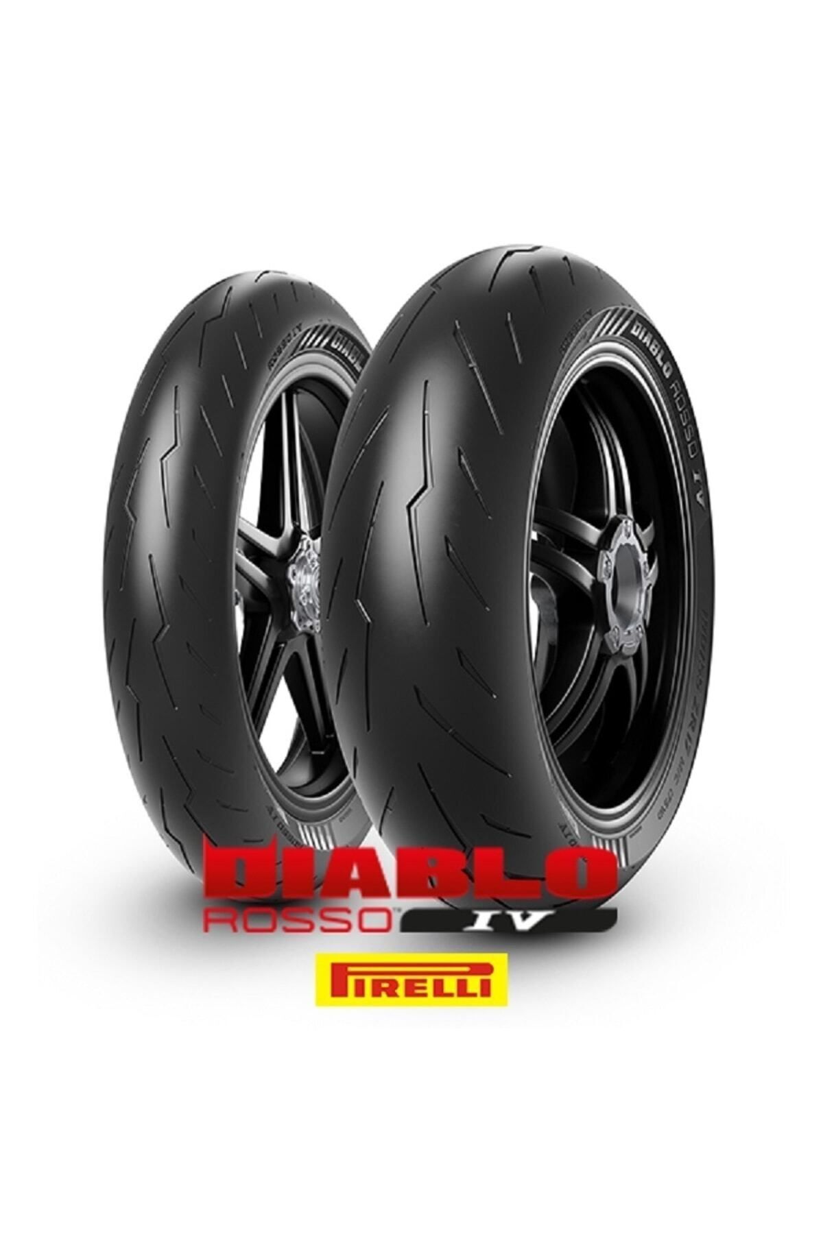 Pirelli PİRELLİ Diablo Rosso Iv 120/70zr17 (58w) Ve 190/55zr17 (75w) 2024 Üretim