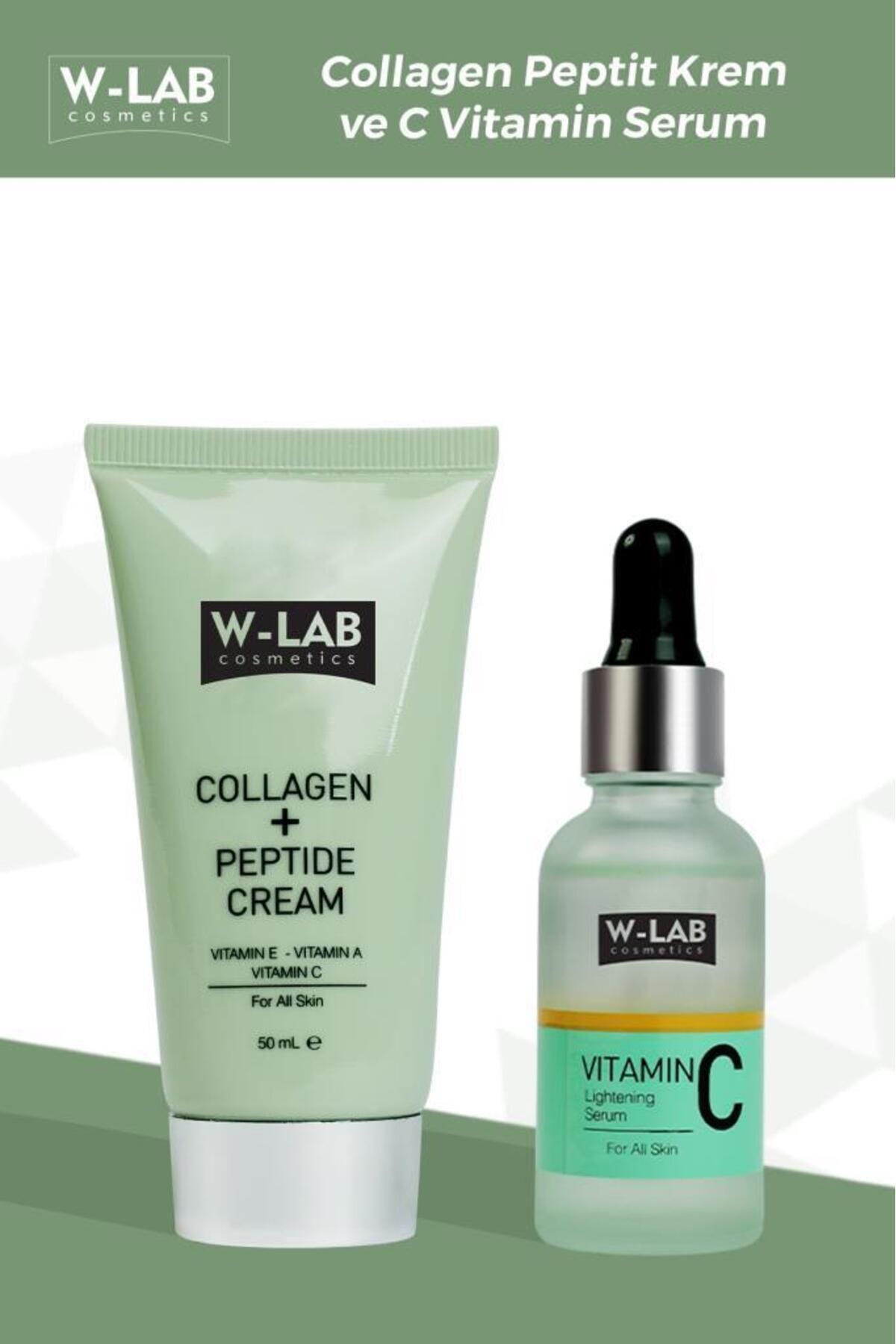 W-Lab Kozmetik W Lab C Vitaminli Serum + Kolajen Peptit Krem Set