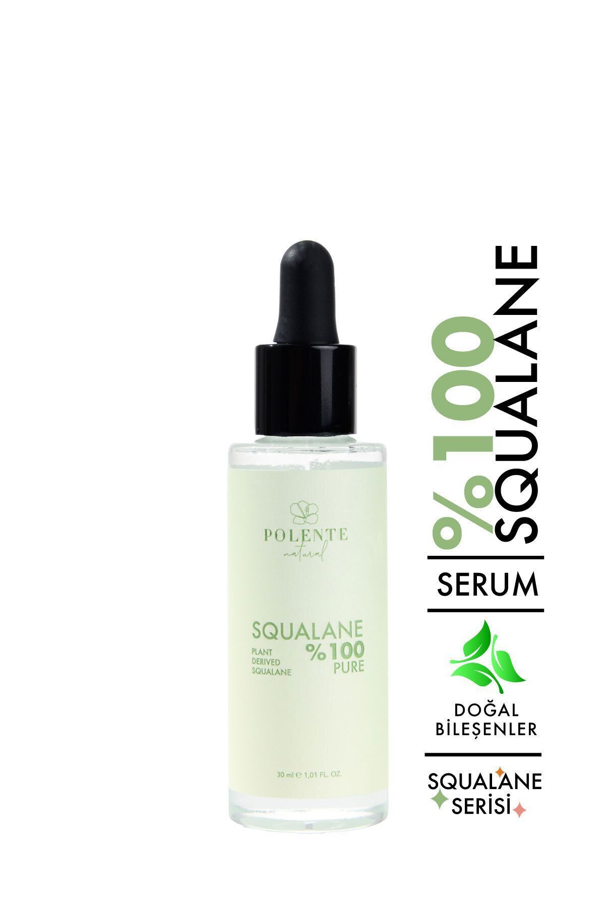 Polente Natural %100 Pure Squalane - Bitkisel Kaynaklı %100 Saf Skualen (30 ML)
