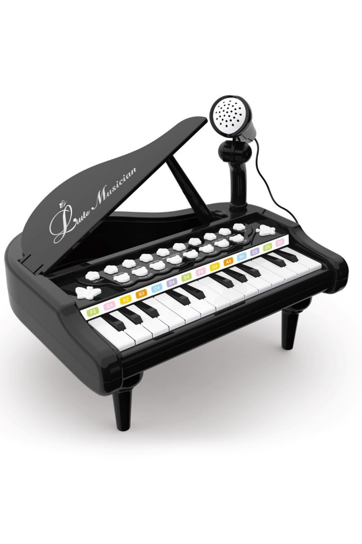 welcomein Oyuncak Mp3 Çalar Özellikli 24 Tuşlu Mikrofonlu Mini Piyano
