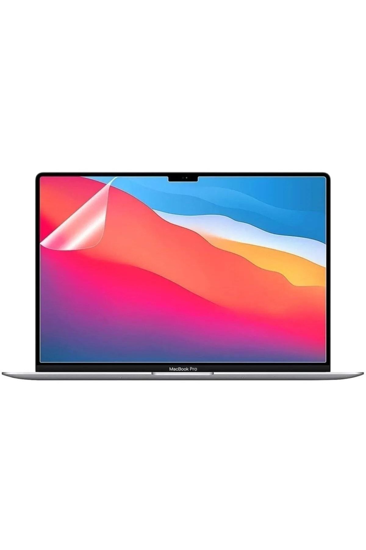 Fibaks Apple Macbook 13.6' Air 2022 M2 M3 Çip A2681 A3113 Uyumlu Ekran Koruyucu Ince Esnek Kırılmaz Koruma