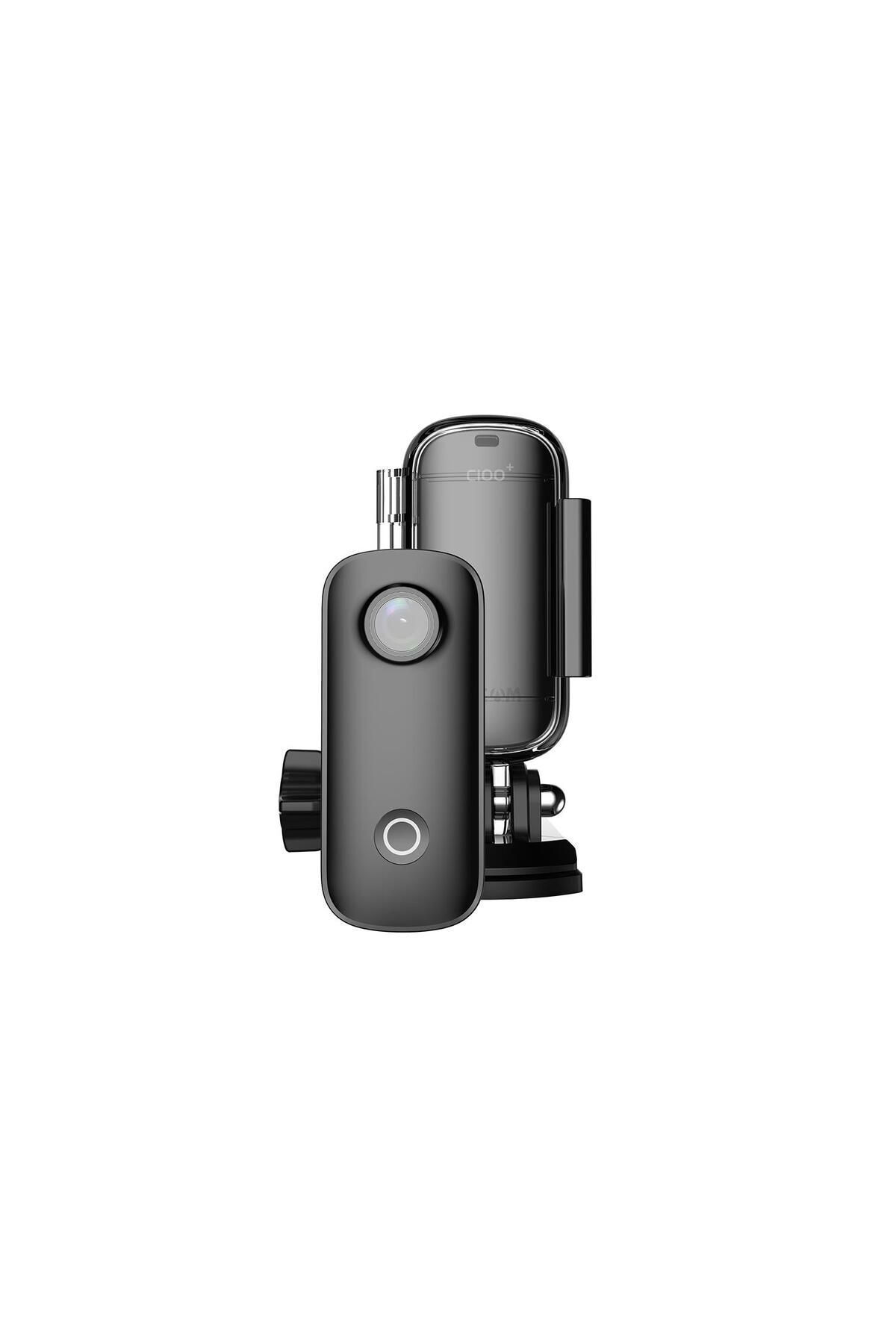 SJCAM C100 Plus 4k Uhd 2160p Wifi 15mp Eıs 115° H.265 30 Metre Su Geçirmezlik Mini Aksiyon Kamerası Siyah