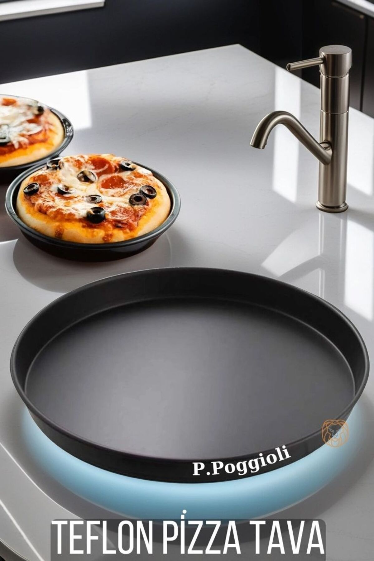 Transformacion Pizza Tavası Teflon P.Poggioli Design