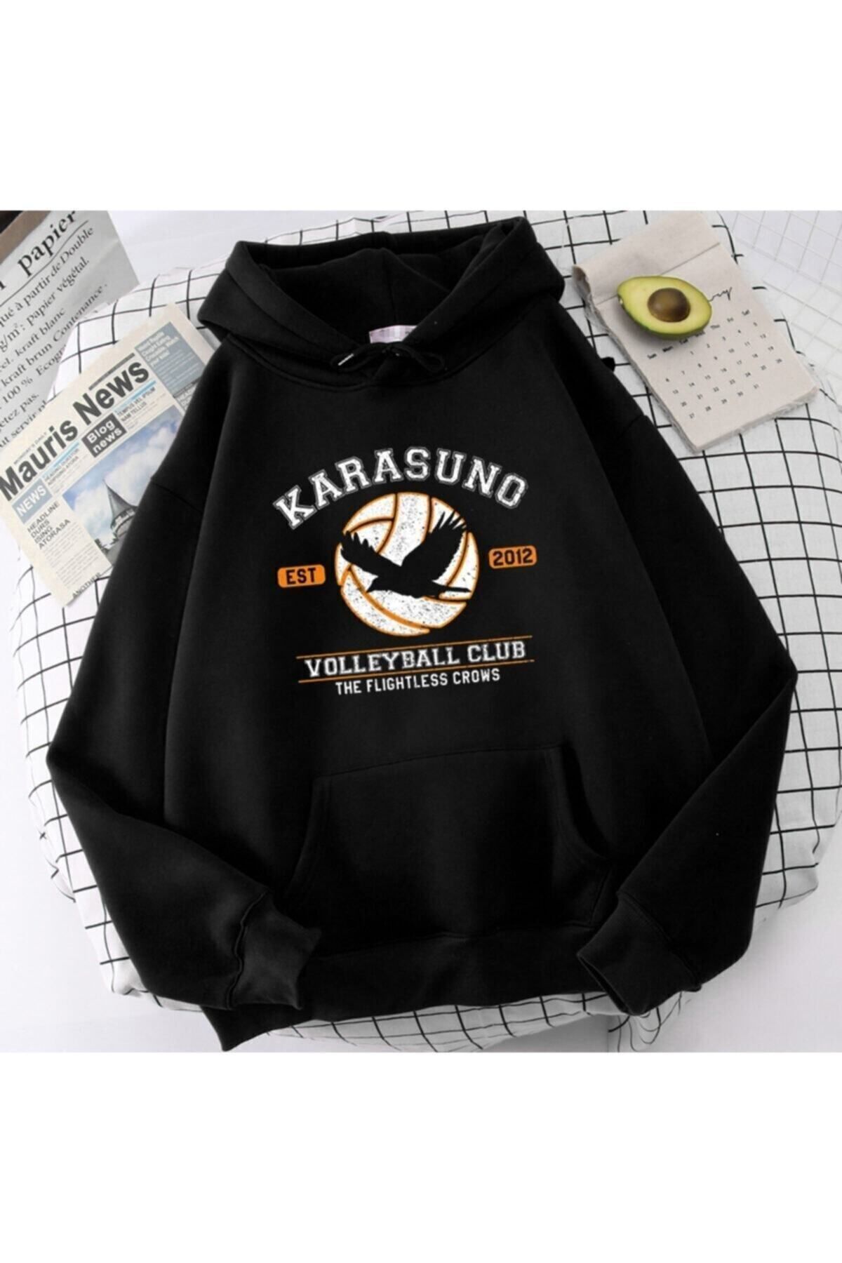 Ars Anime Haikyuu-karasuno Unisex Slimfit Sweatshirt