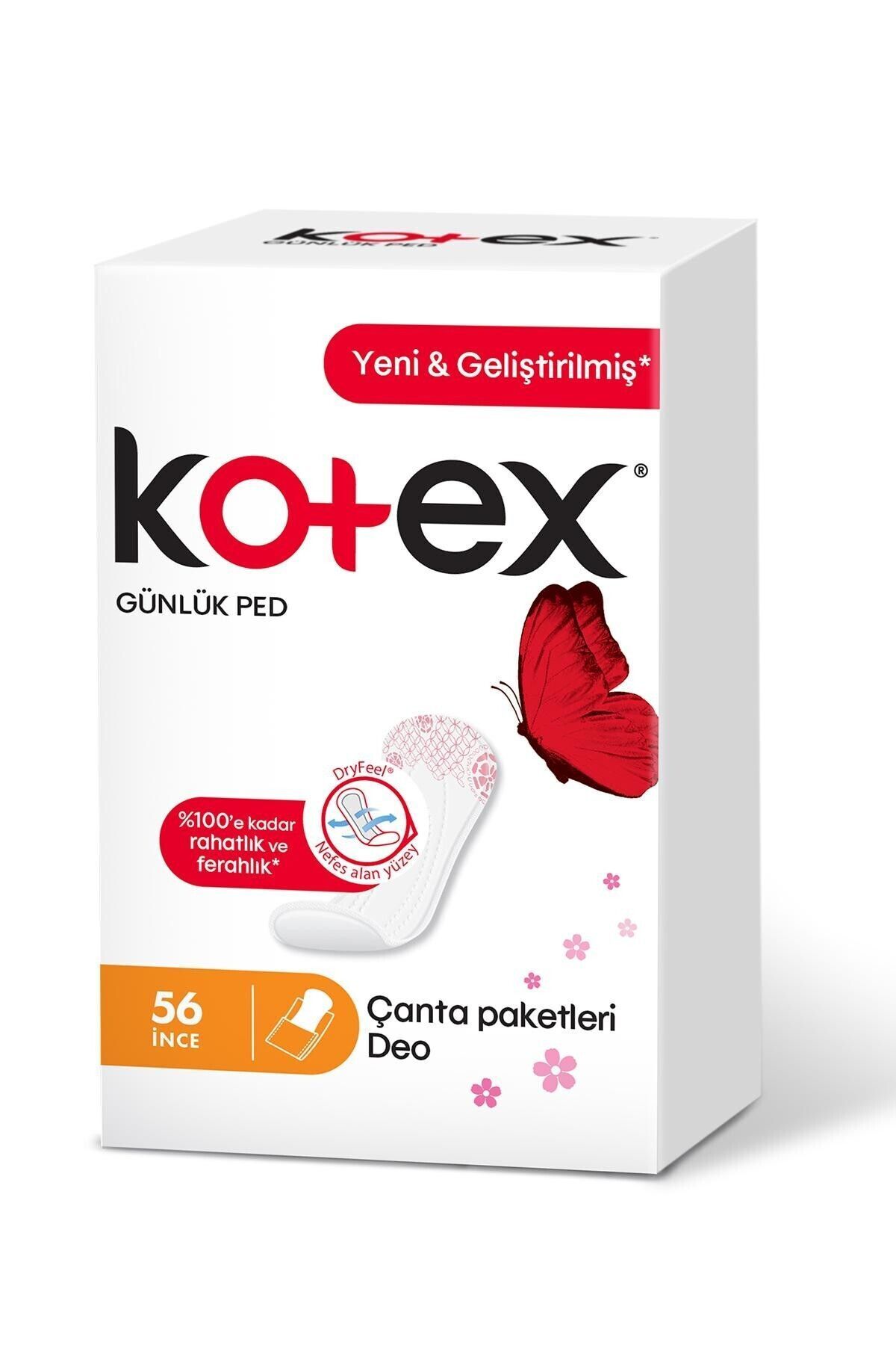 Kotex Ince Günlük Parfümlü 56'lı