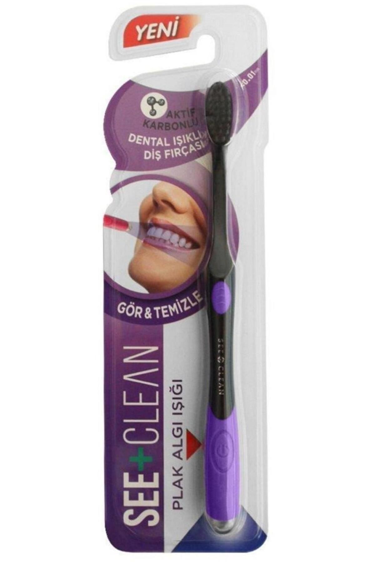 Genel Markalar See+clean Plak Algı Işıklı Diş Fırçası Mor