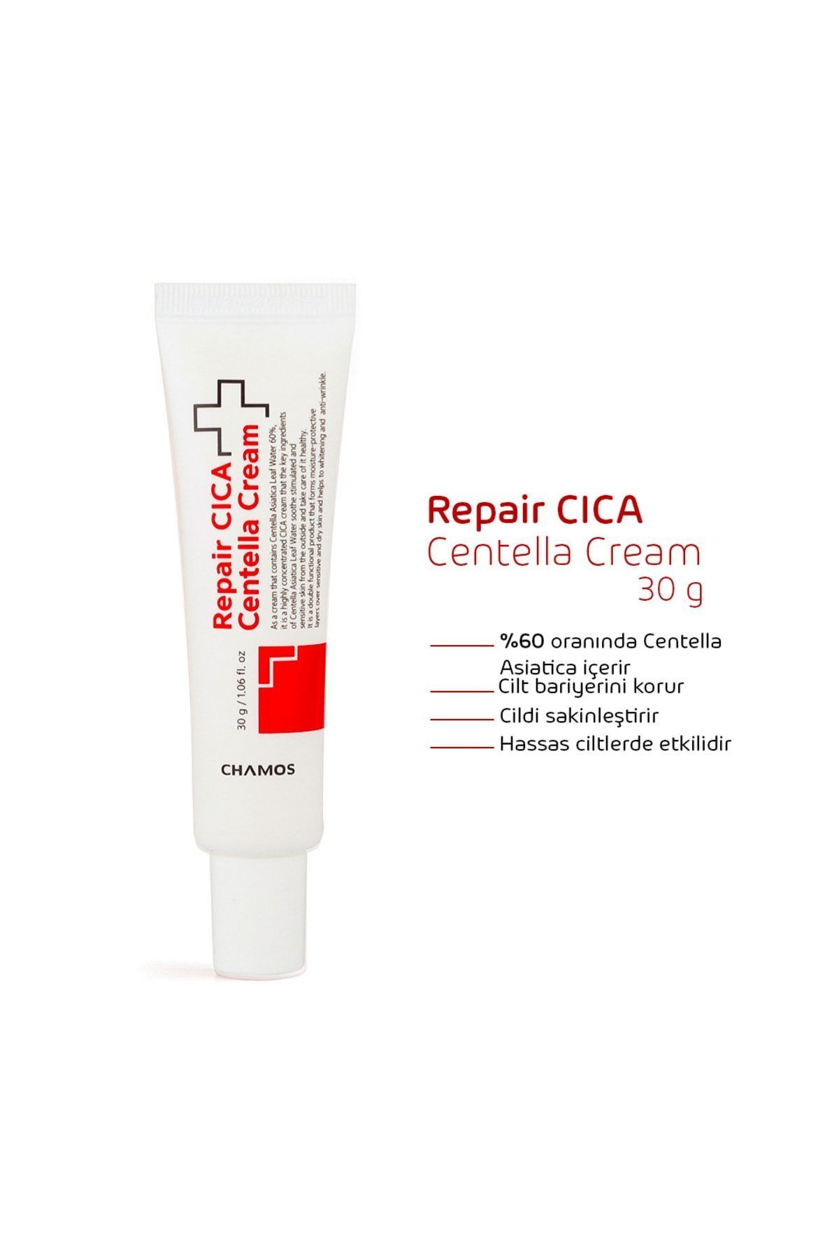 Chamos Repair Cica Centella Cream -cilt Onarıcı Ve Sakinleştirici Krem