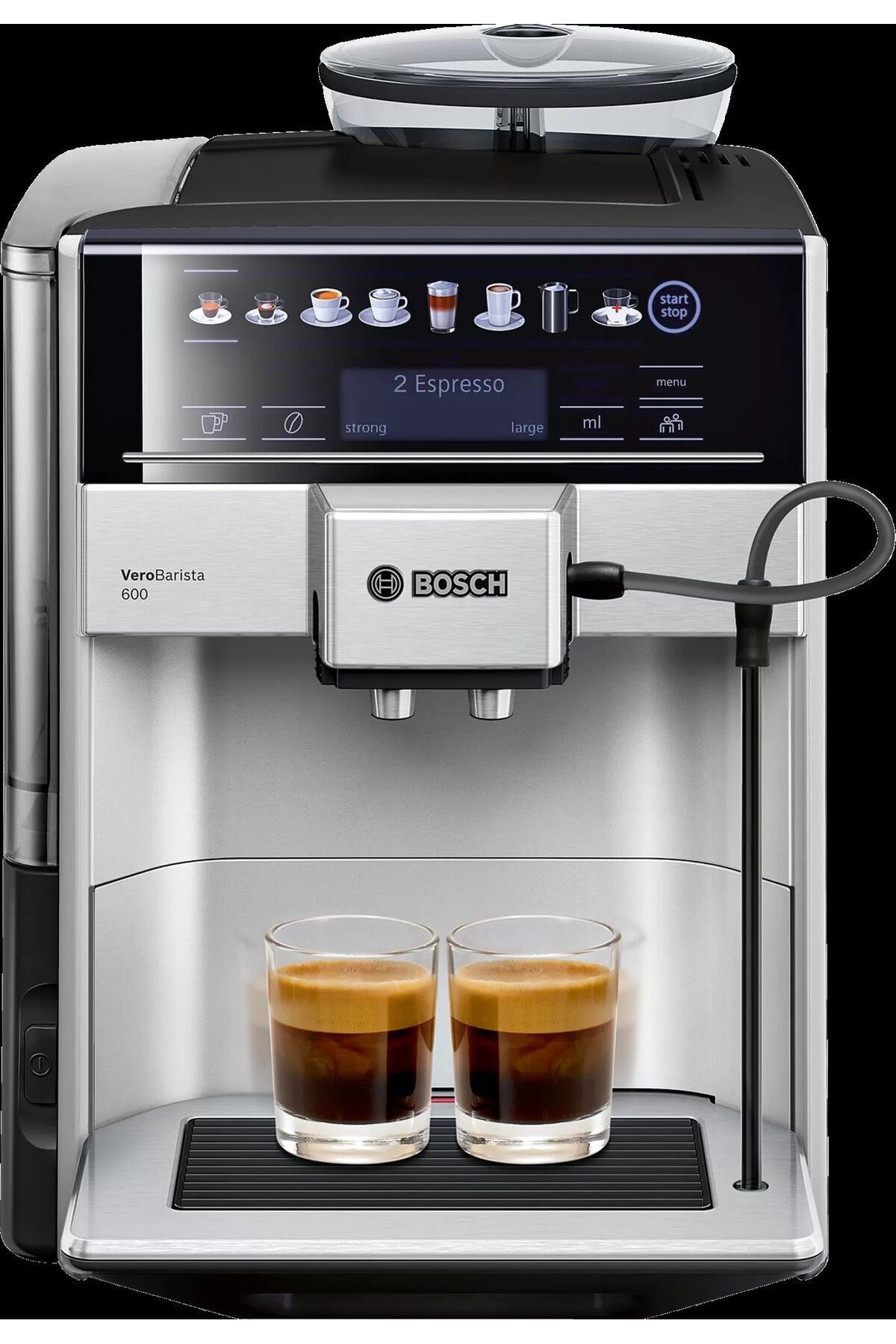 Bosch TIS65621RW Tam Otomatik Kahve Makinesi Vero Barista 600 Gümüş