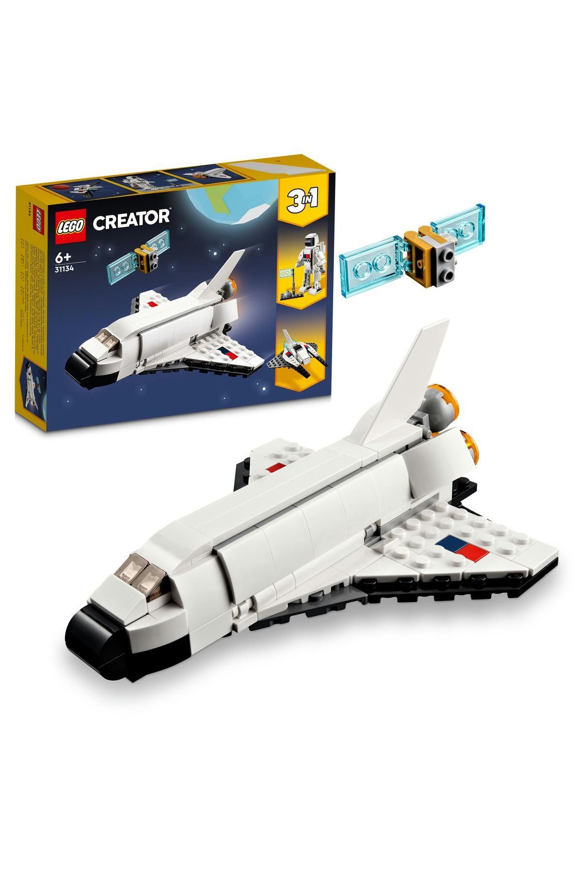 LEGO ® Creator Uzay Mekiği 31134 - 6 Yaş ve Üzeri Çocuklar için Yaratıcı Yapım Seti (144 Parça)